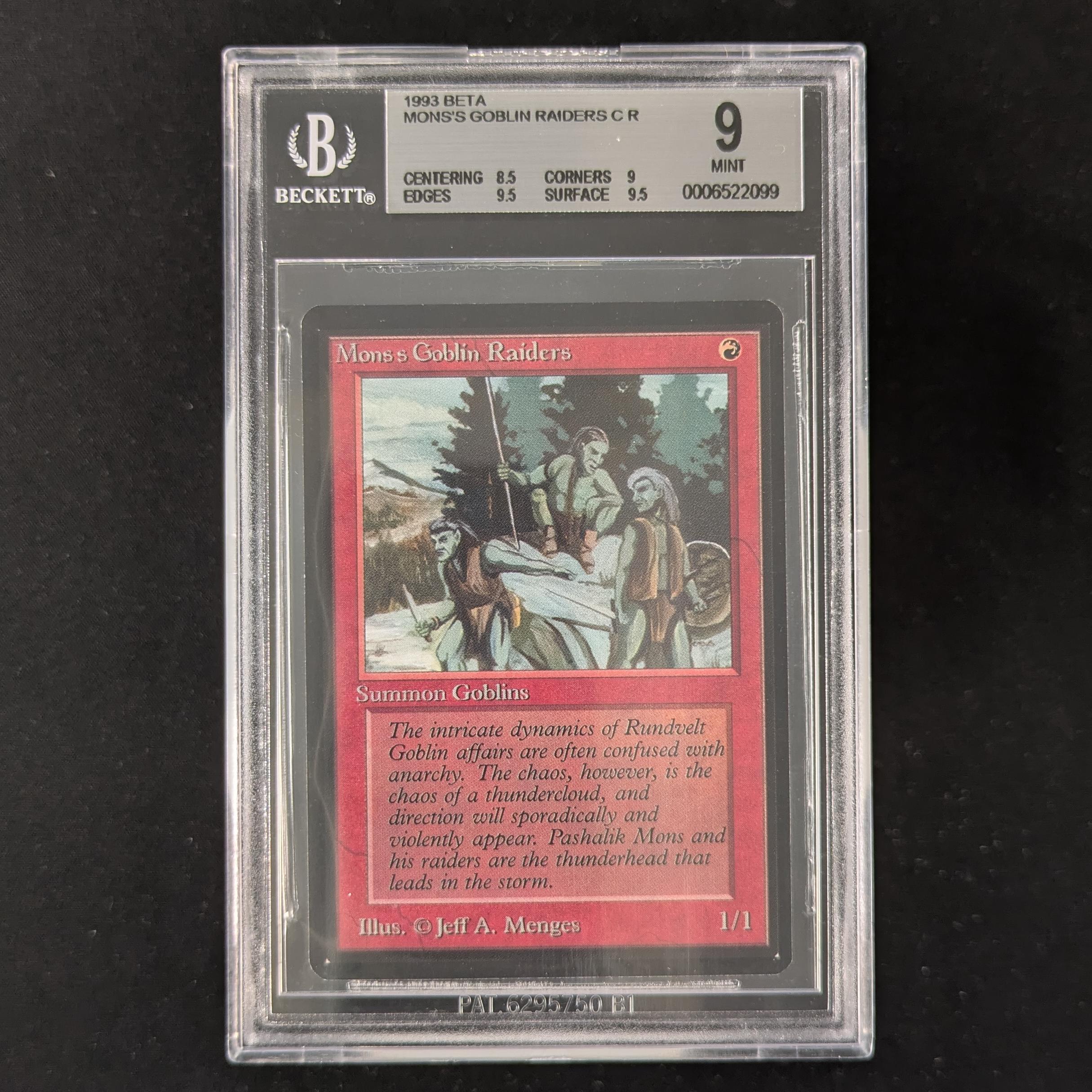 MTG Singles - Mons's Goblin Raiders - Beta - BGS 9 - 