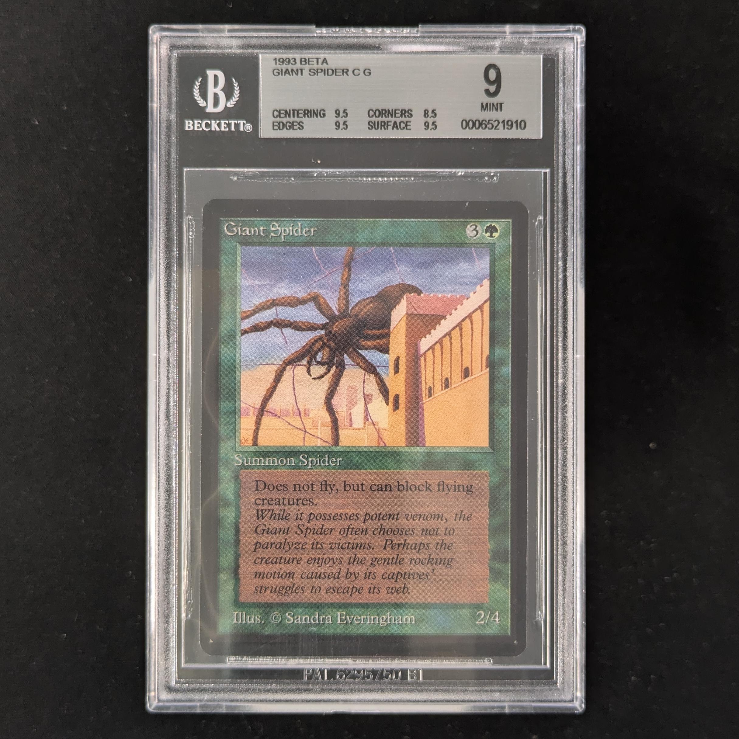 MTG Singles - Giant Spider - Beta - BGS 9 - 