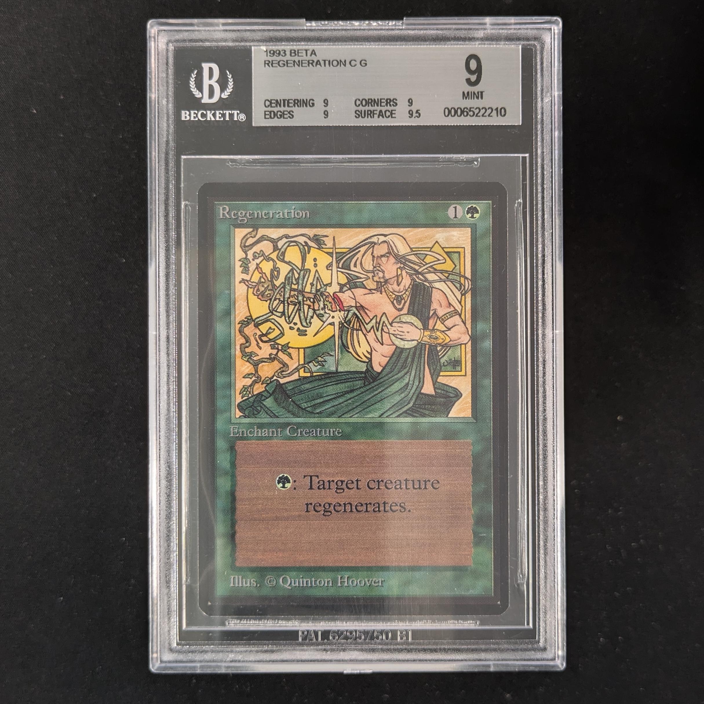 MTG Singles - Regeneration - Beta - BGS 9 - 