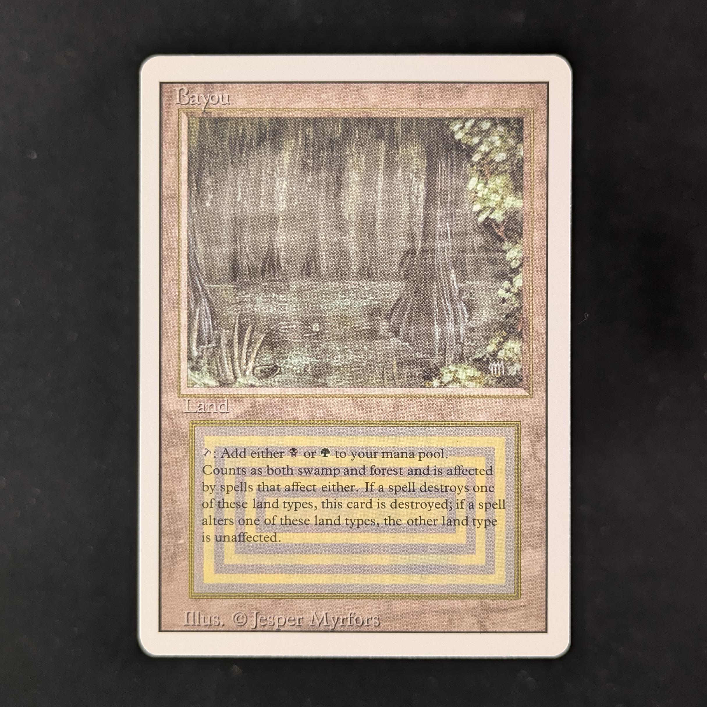 MTG Singles - Bayou - Revised - EX - 31696