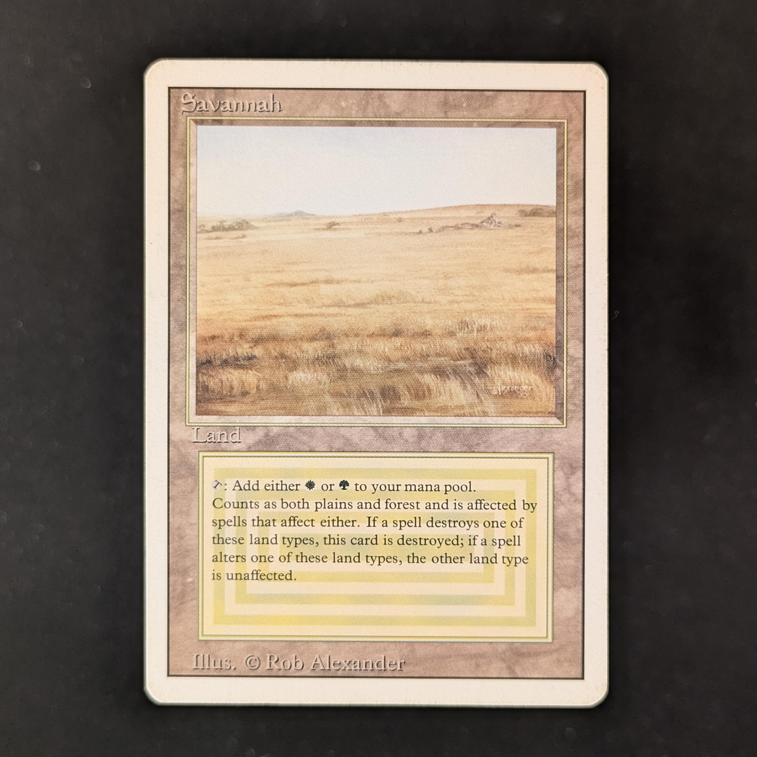 MTG Singles - Savannah - Revised - LP - 31710