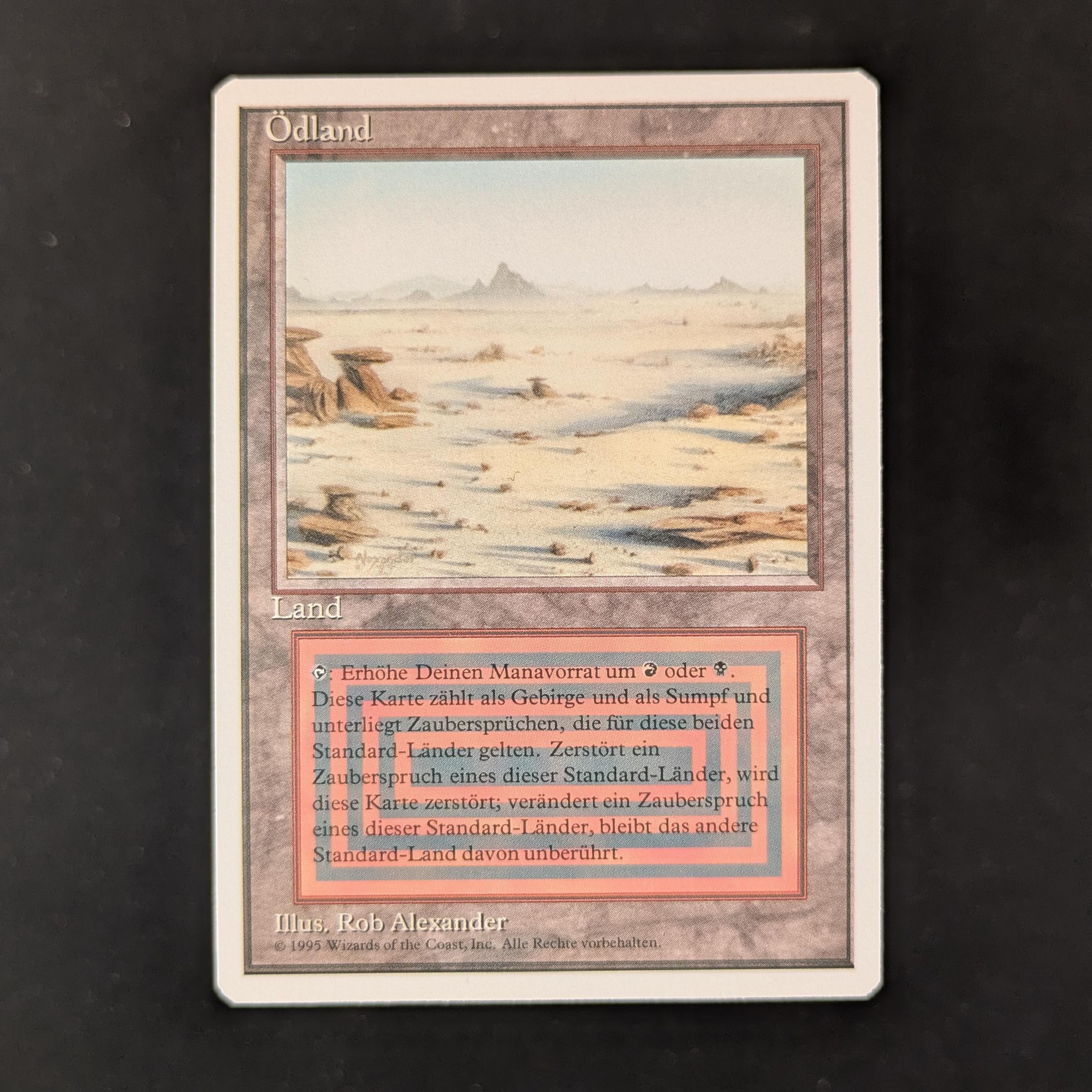 MTG Singles - Badlands - Foreign White Bordered - German - NM - 31756