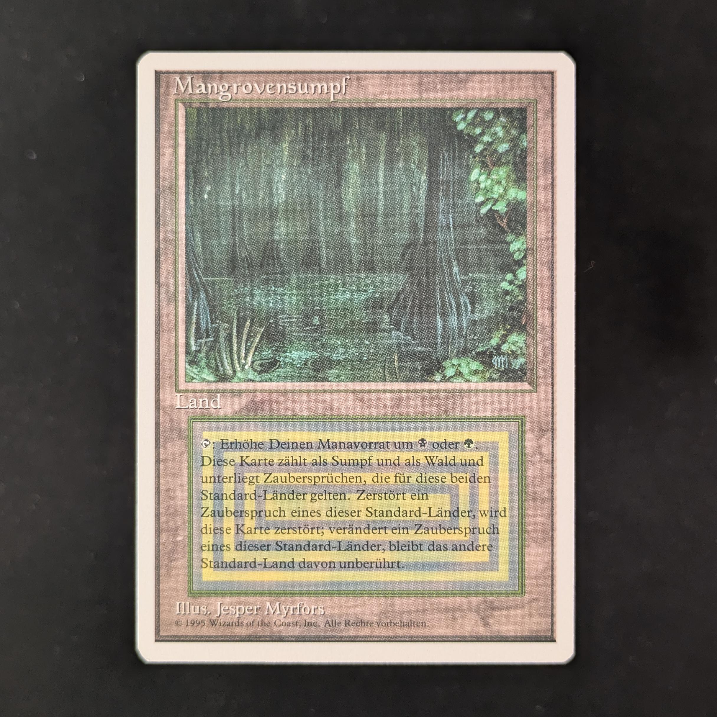 MTG Singles - Bayou - Foreign White Bordered - German - NM - 31757