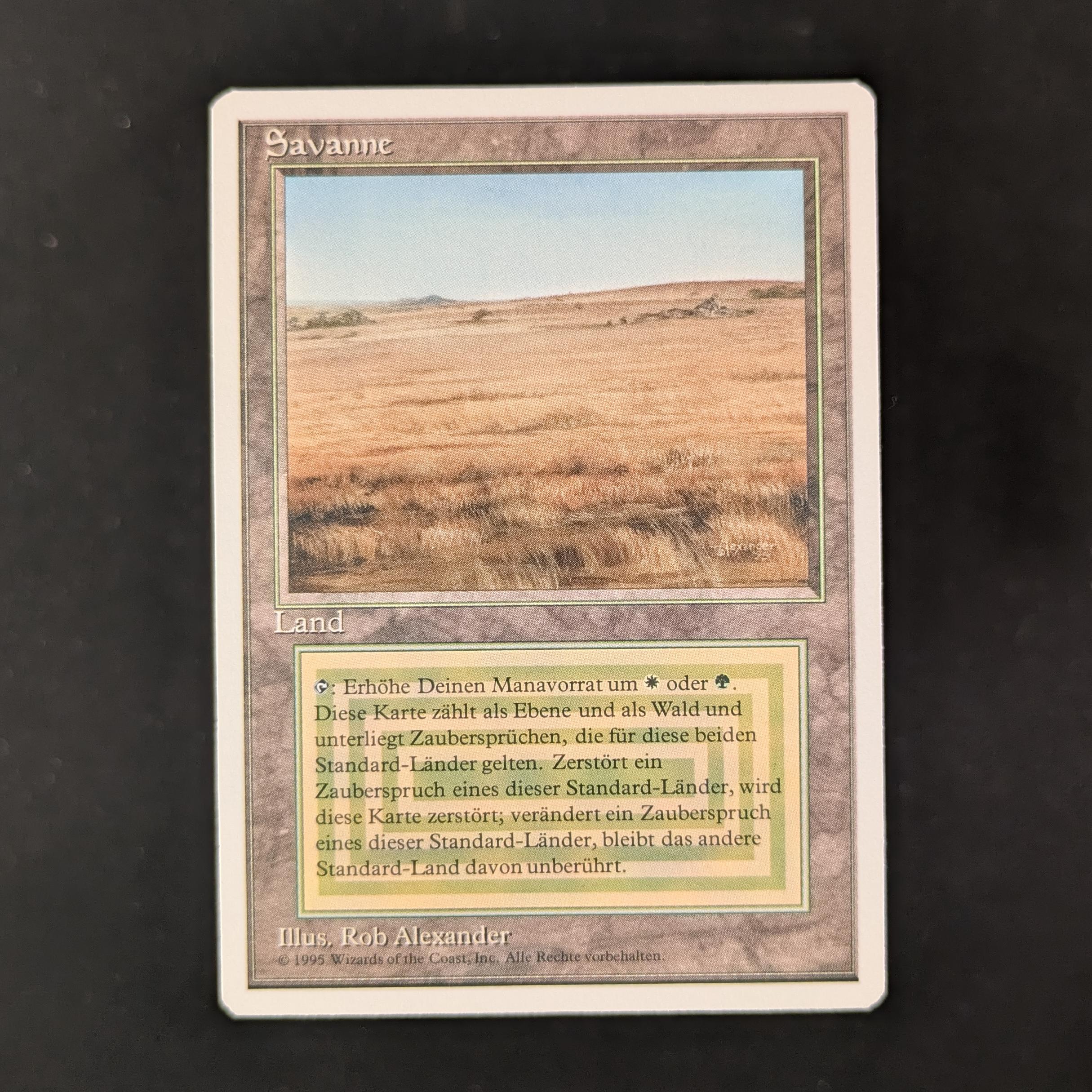 MTG Singles - Savannah - Foreign White Bordered - German - NM - 31761