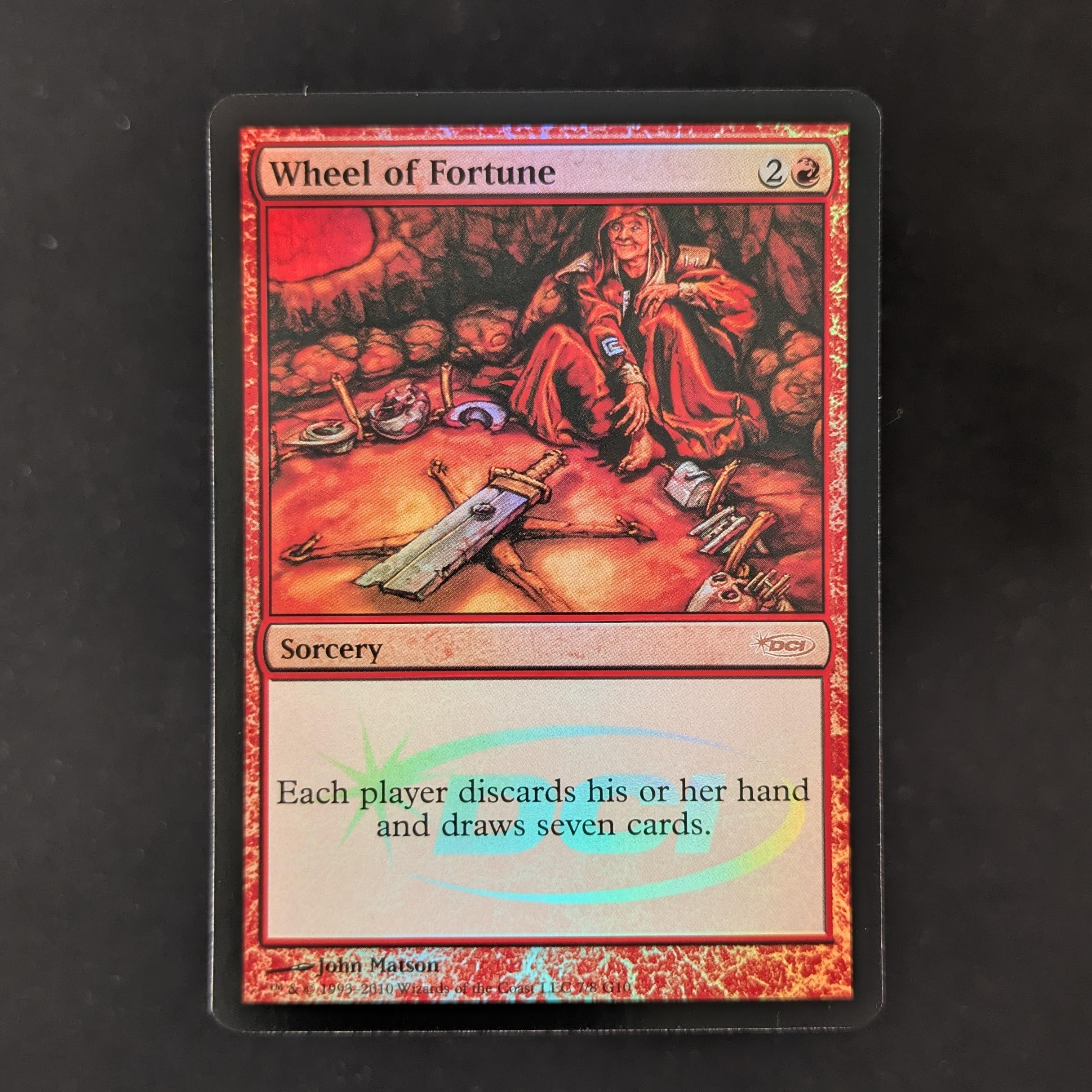 MTG Singles - [FOIL] Wheel of Fortune - Judge Rewards Promo - NM - 
