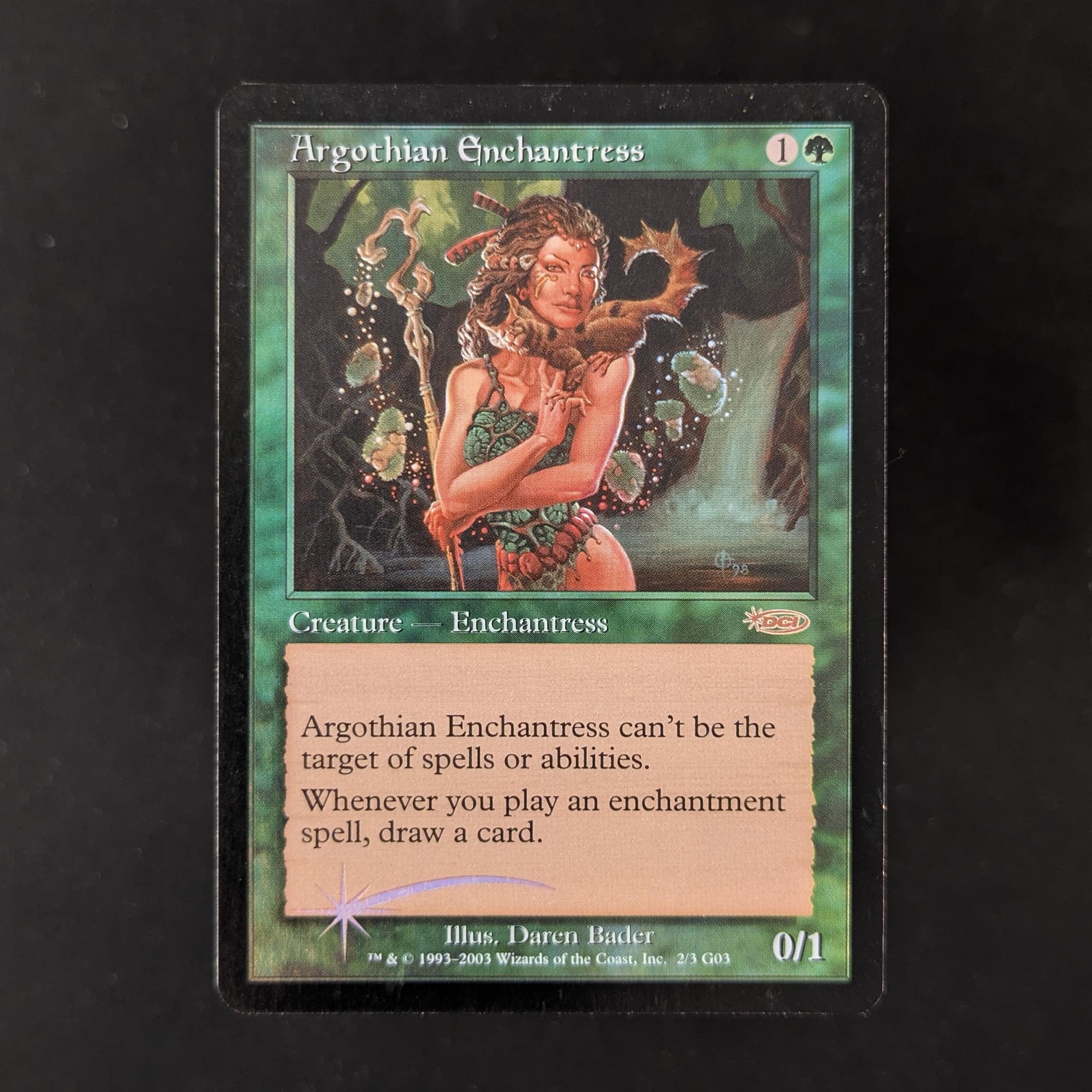 MTG Singles - [FOIL] Argothian Enchantress - Judge Rewards Promo - GD - 