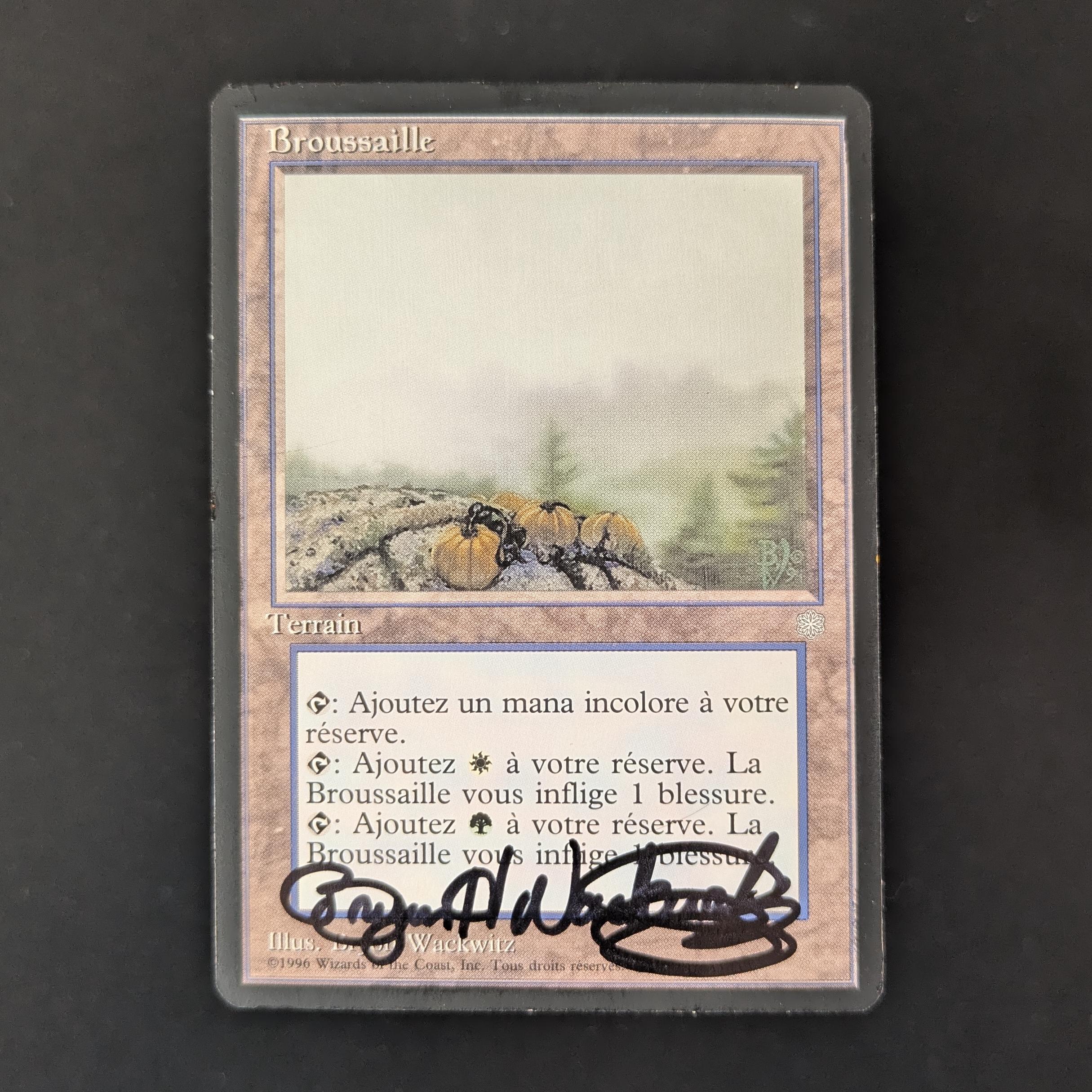 MTG Singles - Pain Lands Set - Artist Proof - SIGNED; SKETCHED BACK - 