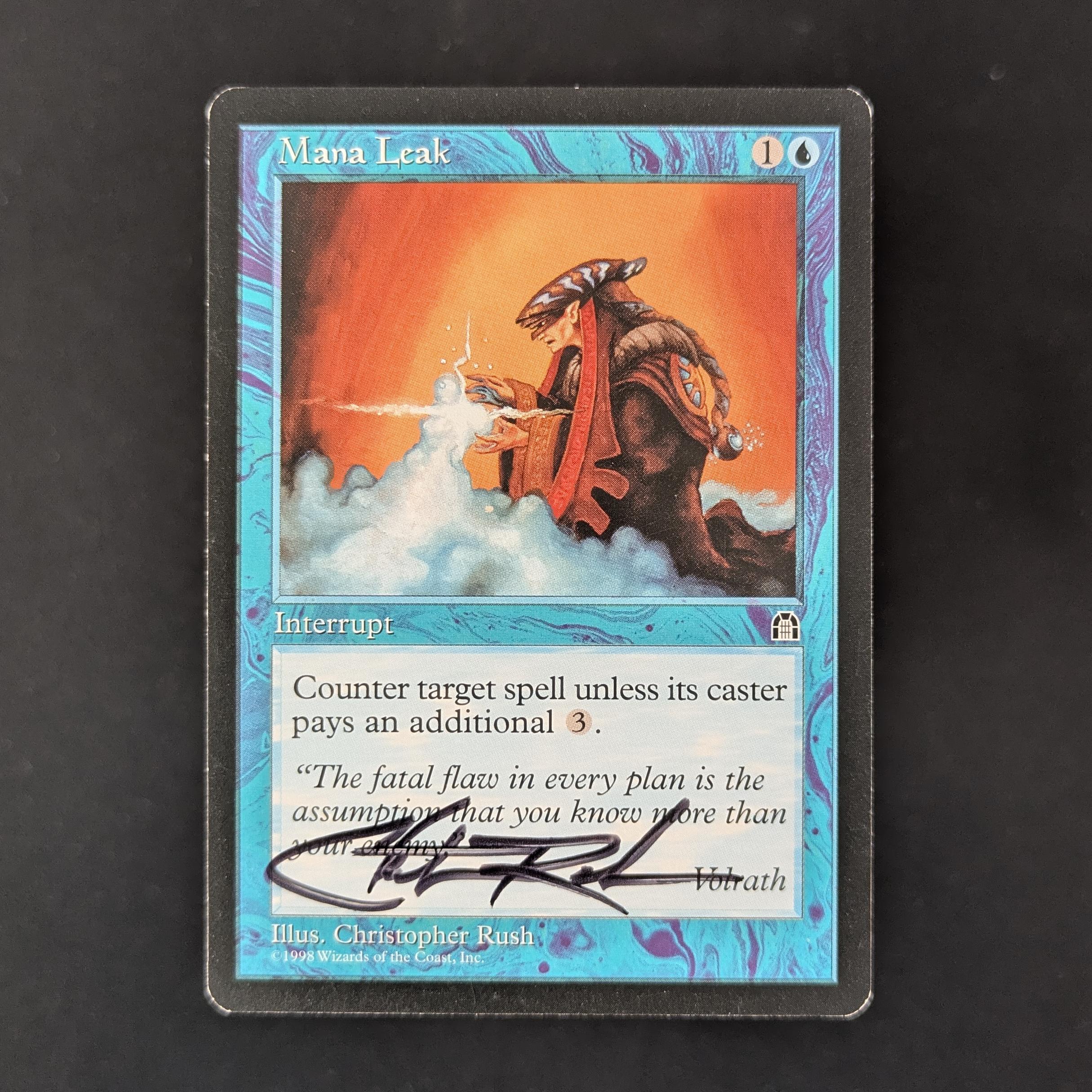 MTG Singles - Mana Leak - Artist Proof - SIGNED - 