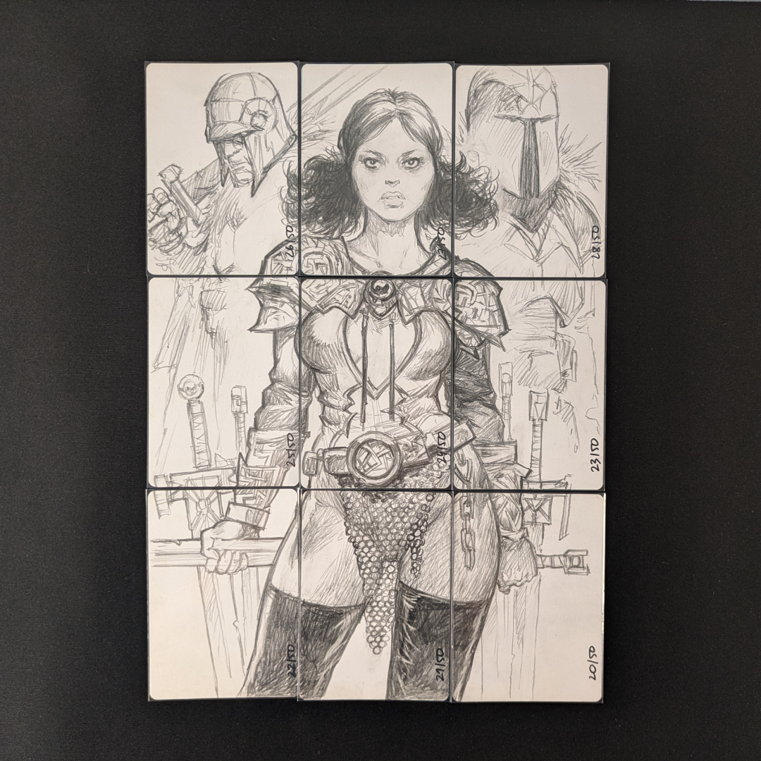 MTG Singles - Timely Reinforcements Set - Artist Proof - SIGNED; SKETCHED BACK - 