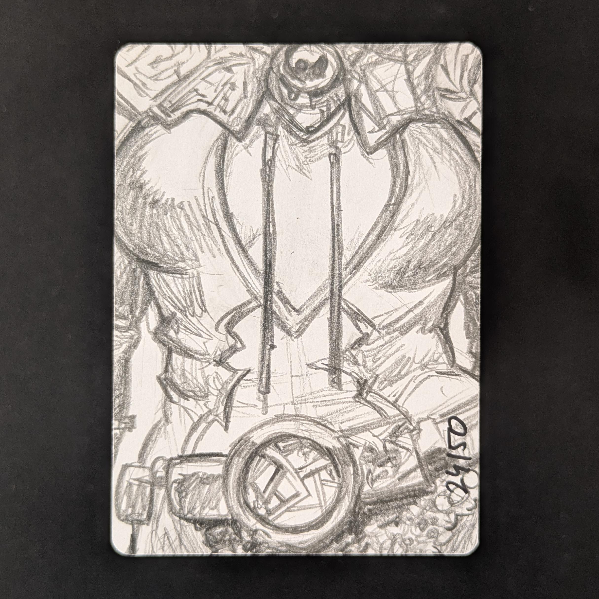 MTG Singles - Timely Reinforcements Set - Artist Proof - SIGNED; SKETCHED BACK - 