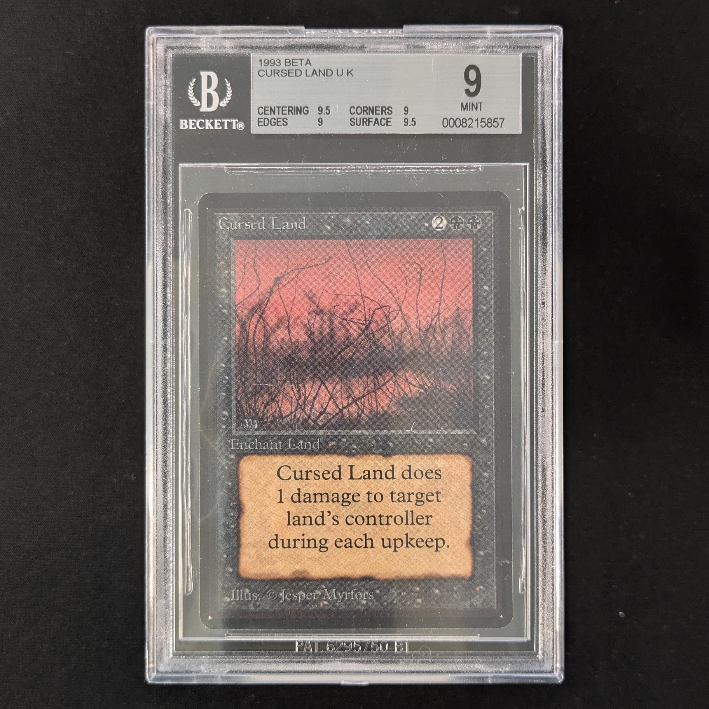 MTG Singles - Cursed Land - Beta - BGS 9 - 