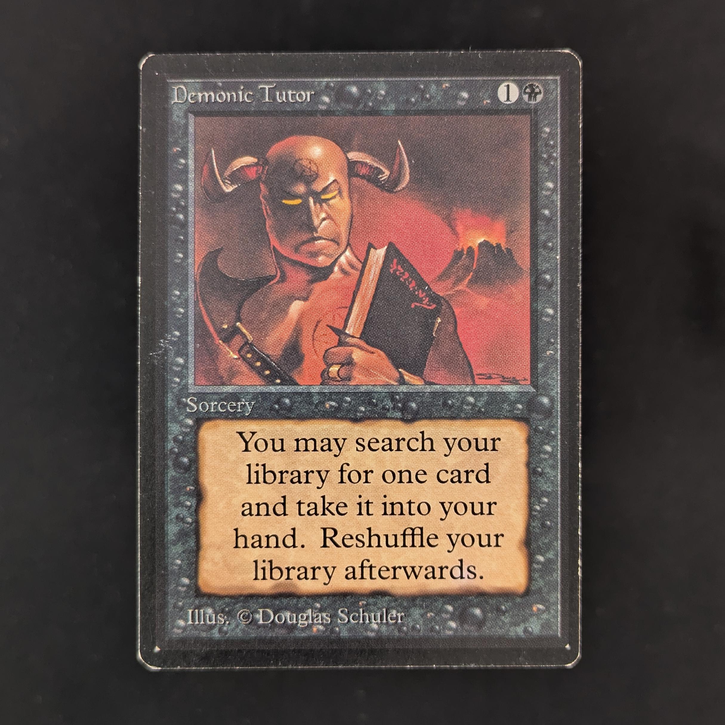 MTG Singles - Demonic Tutor - Beta - GD - 31869