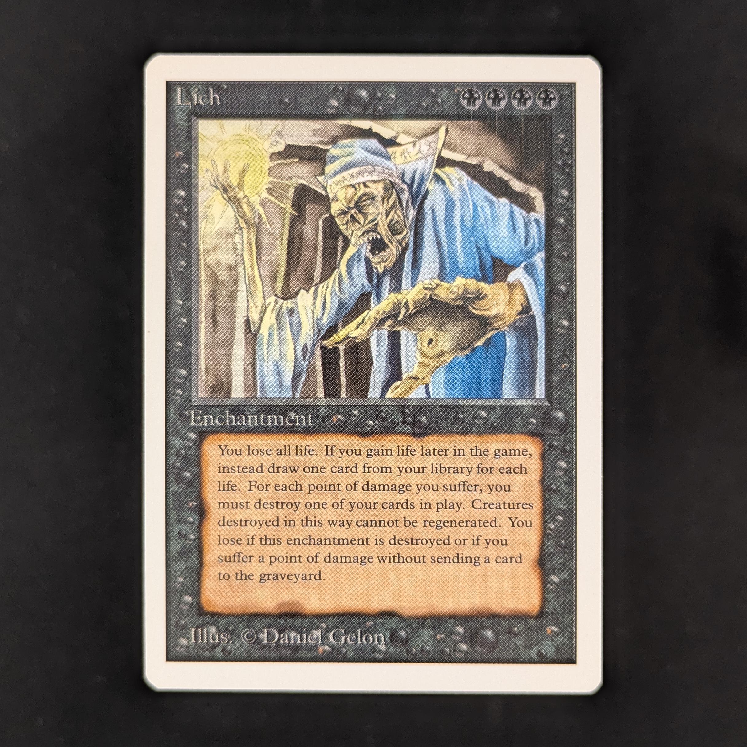 MTG Singles - Lich - Unlimited - EX - ROLLERLINES - 31894