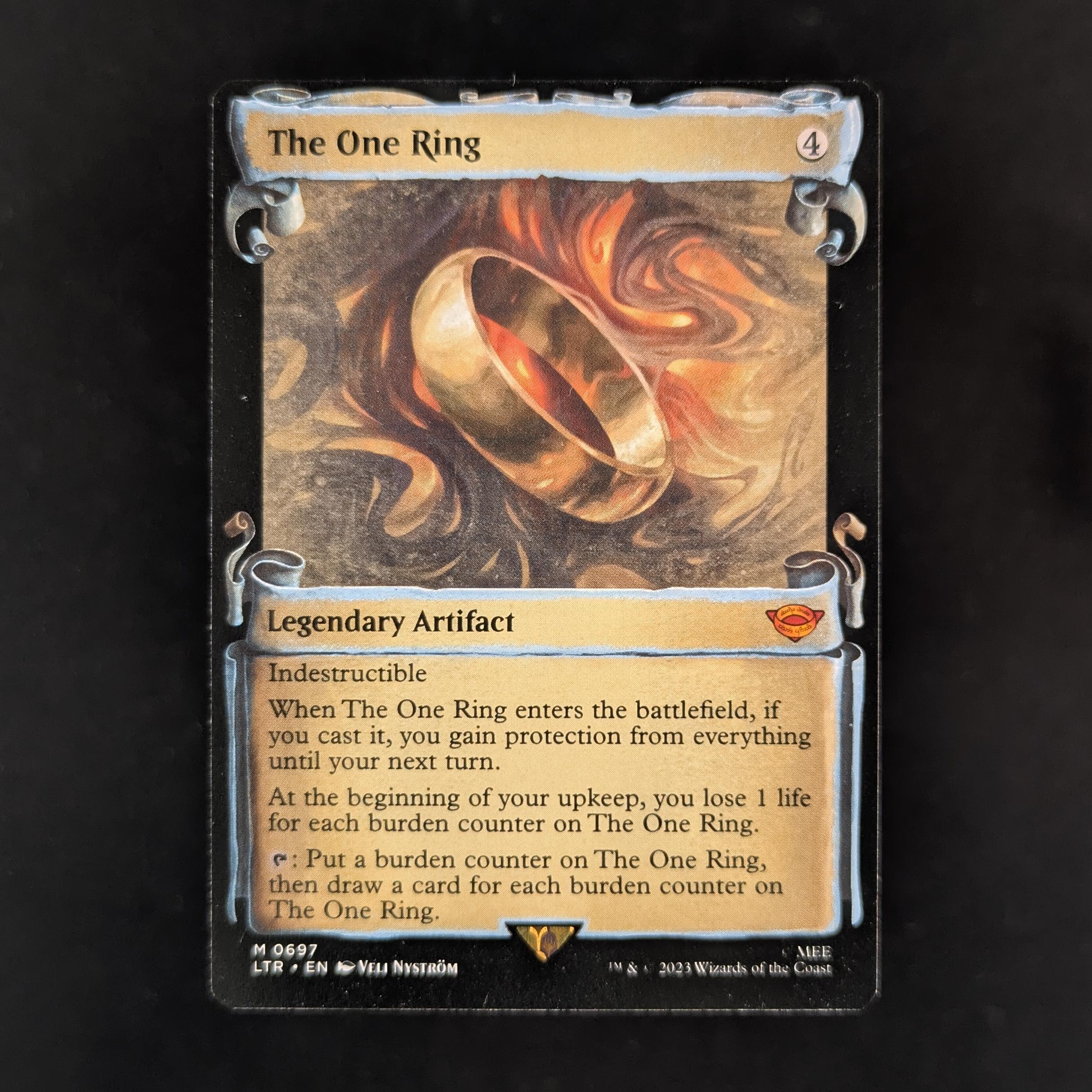 MTG Singles - The One Ring - The Lord of the Rings: Tales of Middle-earth Holiday Release - NM - 