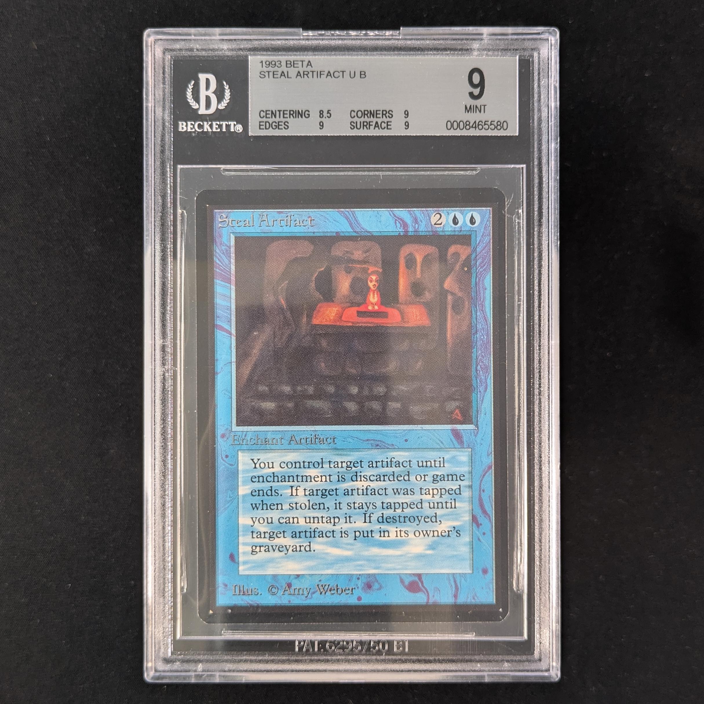 MTG Singles - Steal Artifact - Beta - BGS 9 - 