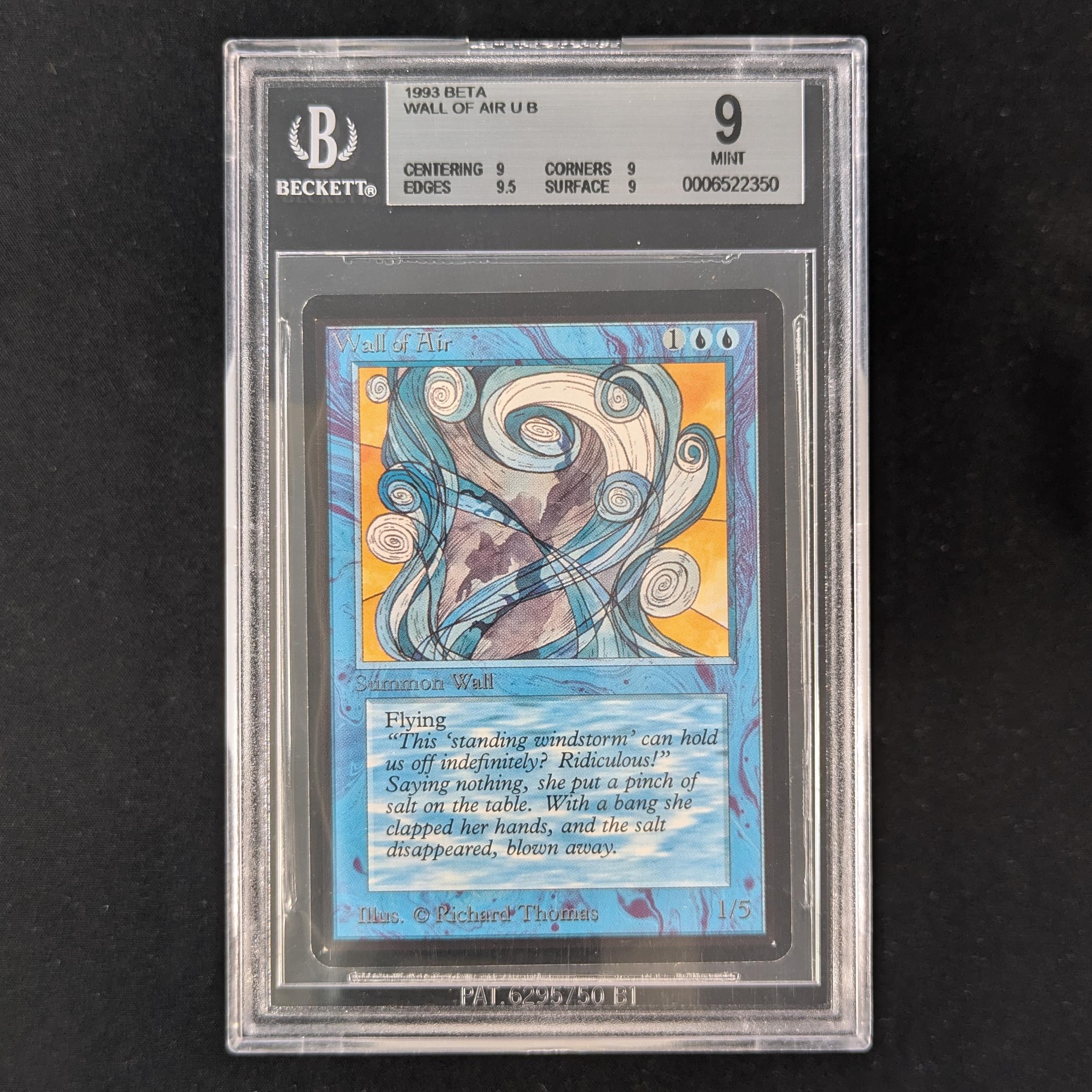 MTG Singles - Wall of Air - Beta - BGS 9 - 