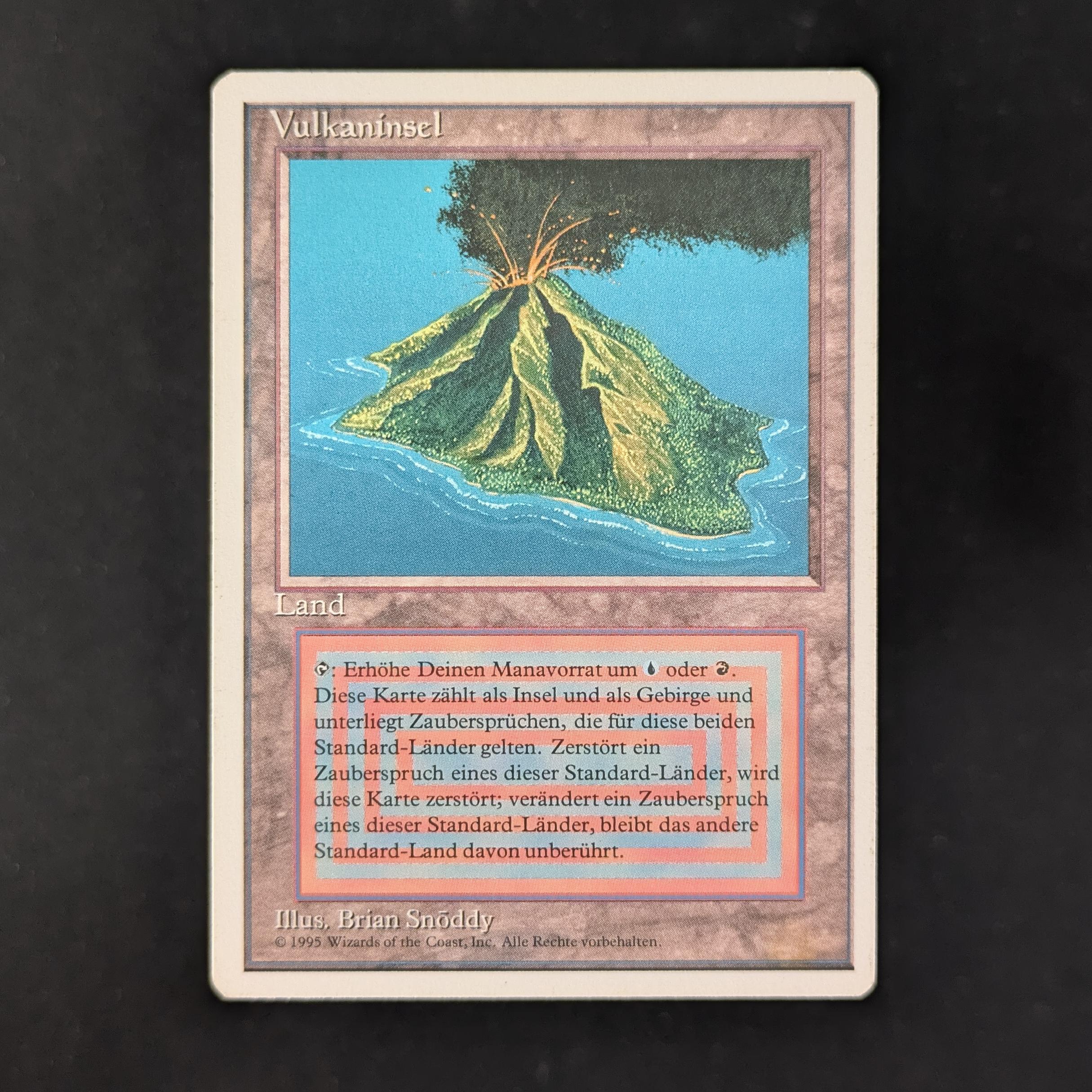 MTG Singles - Volcanic Island - Foreign White Bordered - German - LP - 32213