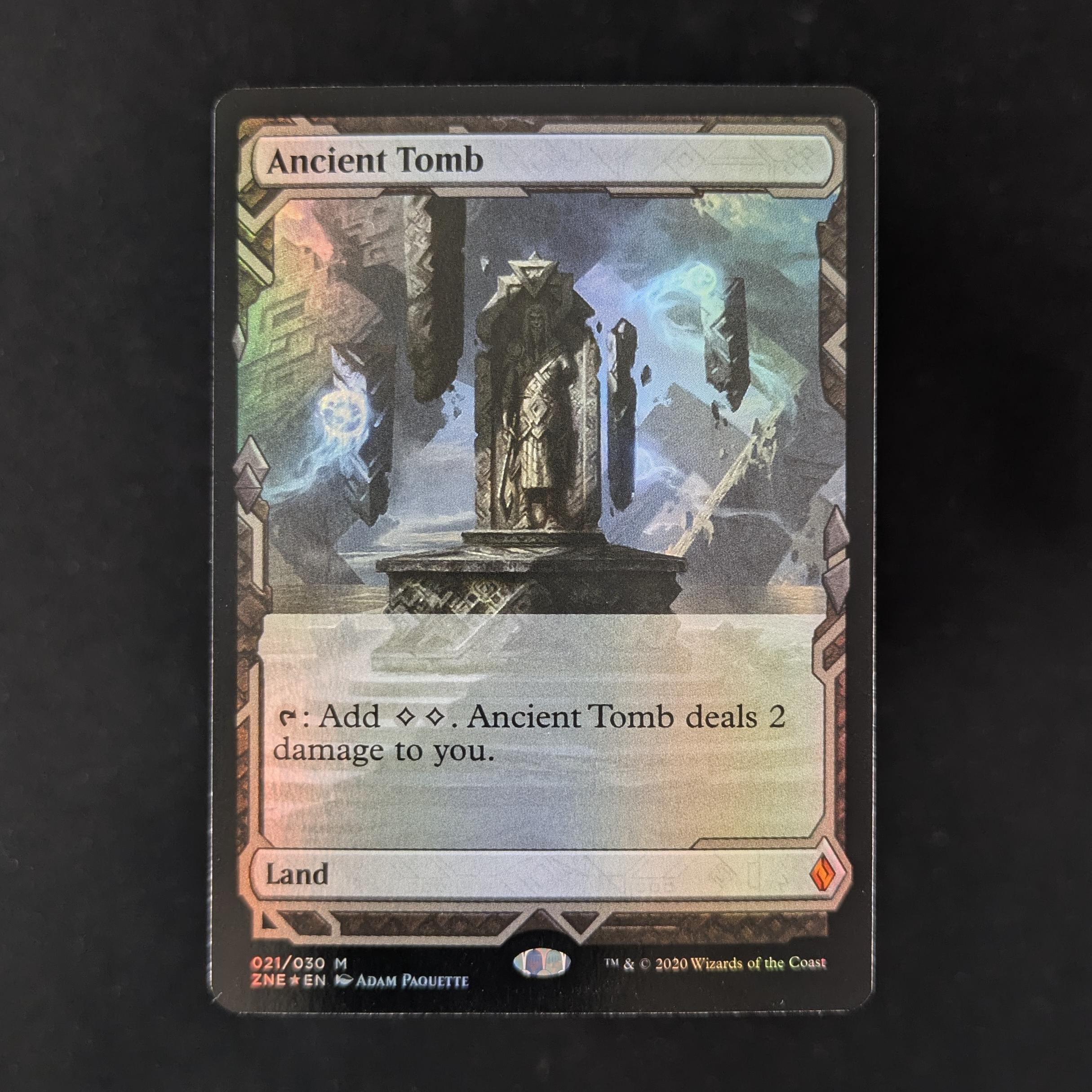 MTG Singles - [FOIL] Ancient Tomb - Zendikar Rising Expeditions - NM - 