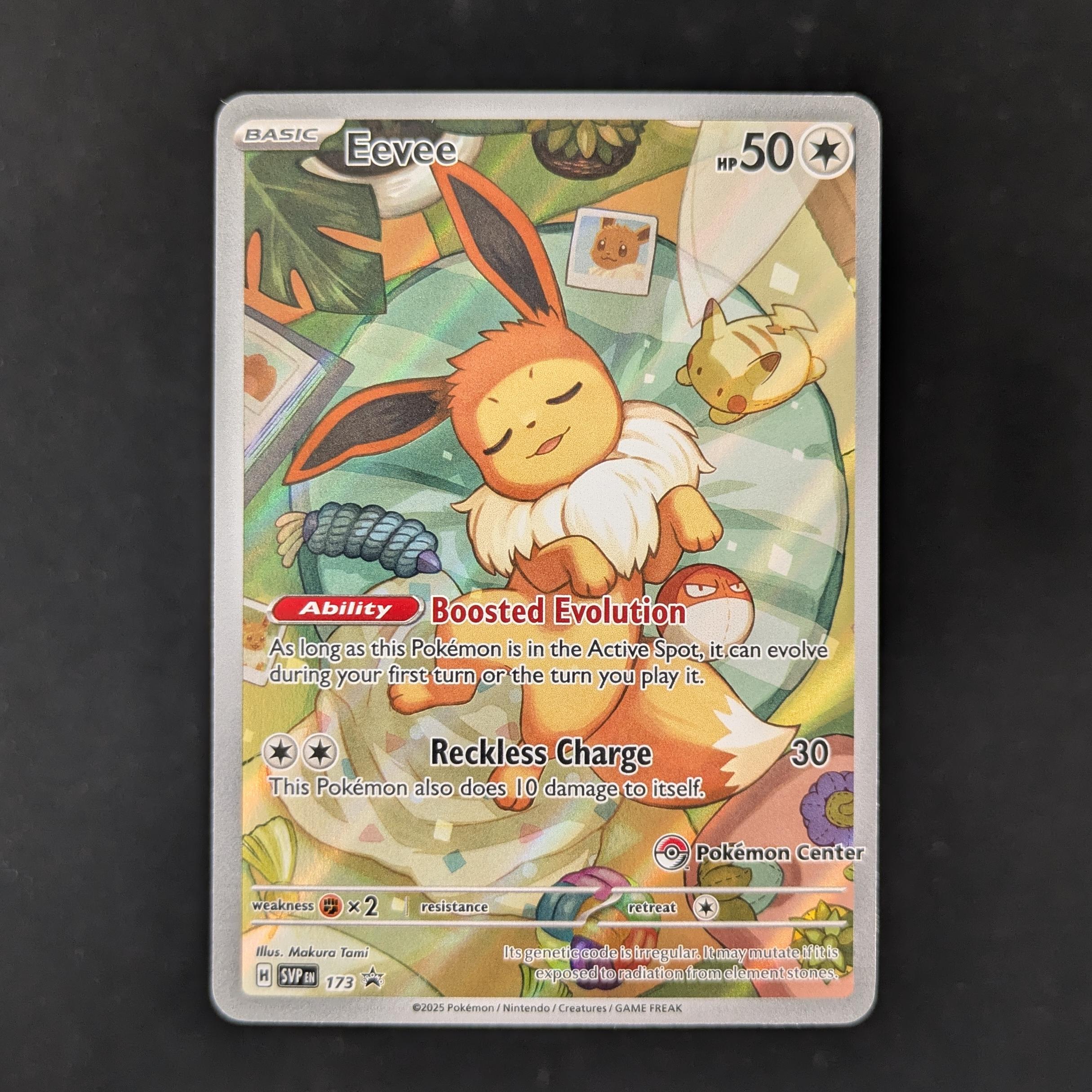PTCG Singles - Eevee (SVP 173) - SV Black Star Promos - English - EX - 32228