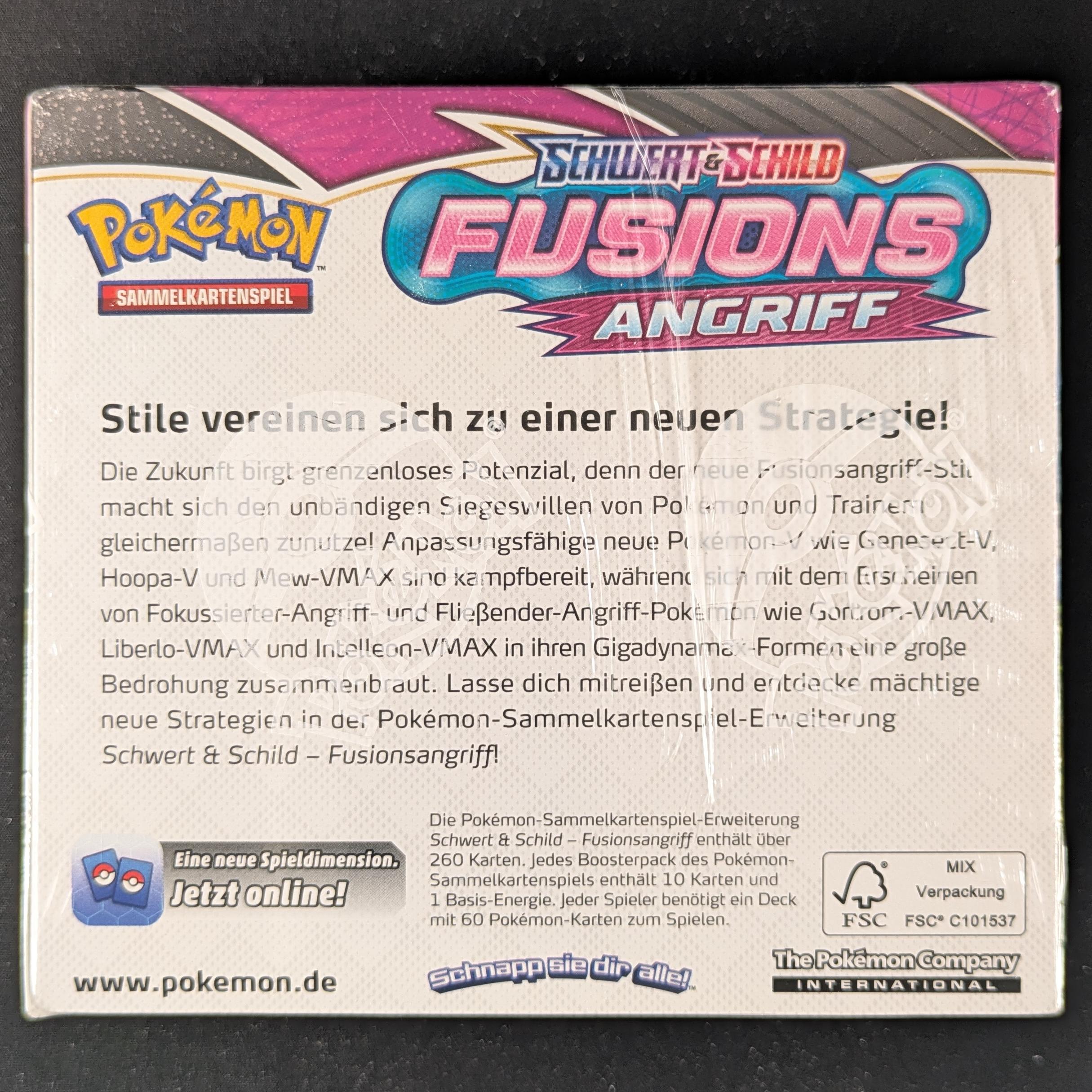 PTCG Singles - Fusion Strike Booster Box (FST ) - Fusion Strike - 