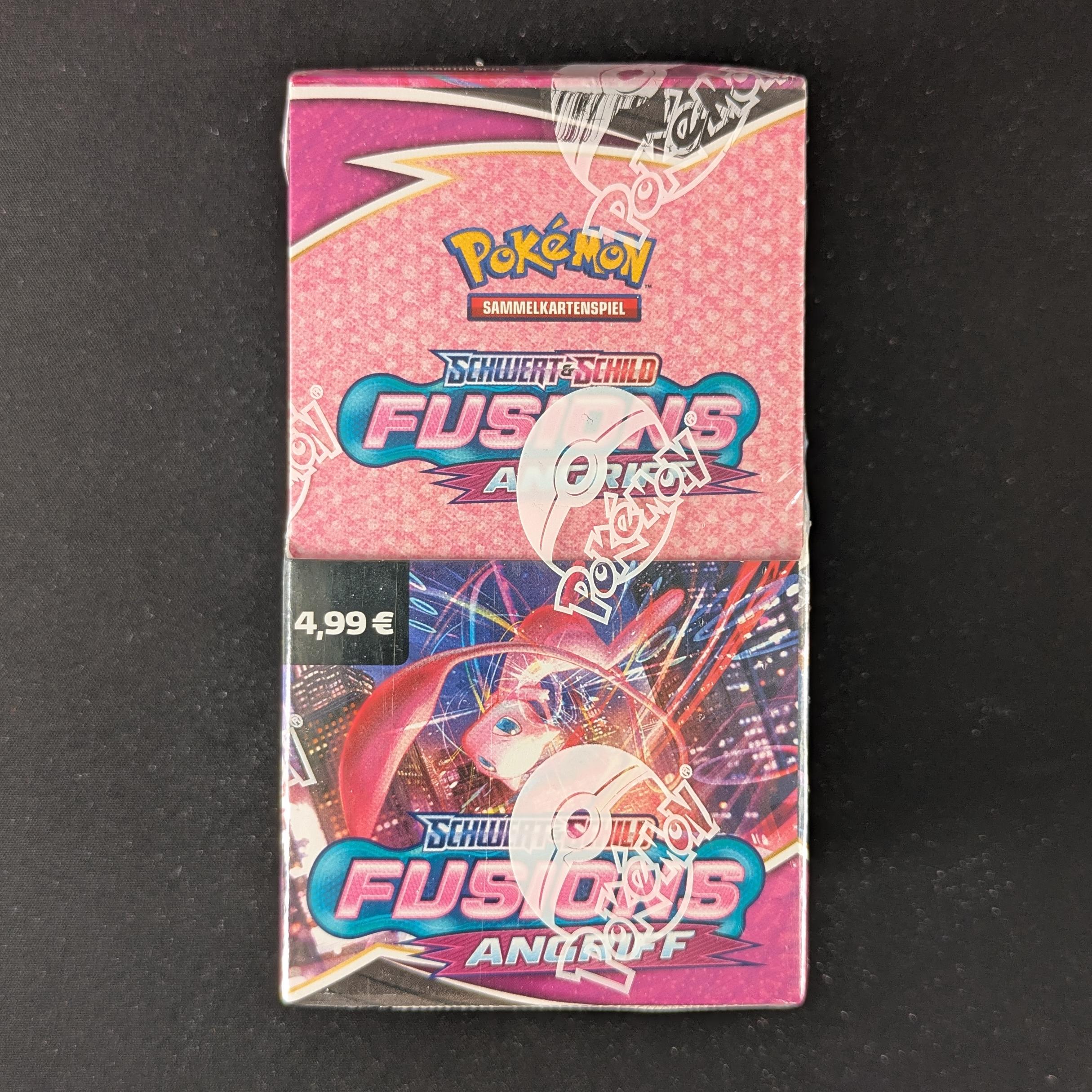 PTCG Singles - Fusion Strike Booster Box (18 Boosters) (FST ) - Fusion Strike - German - Sealed - 32242