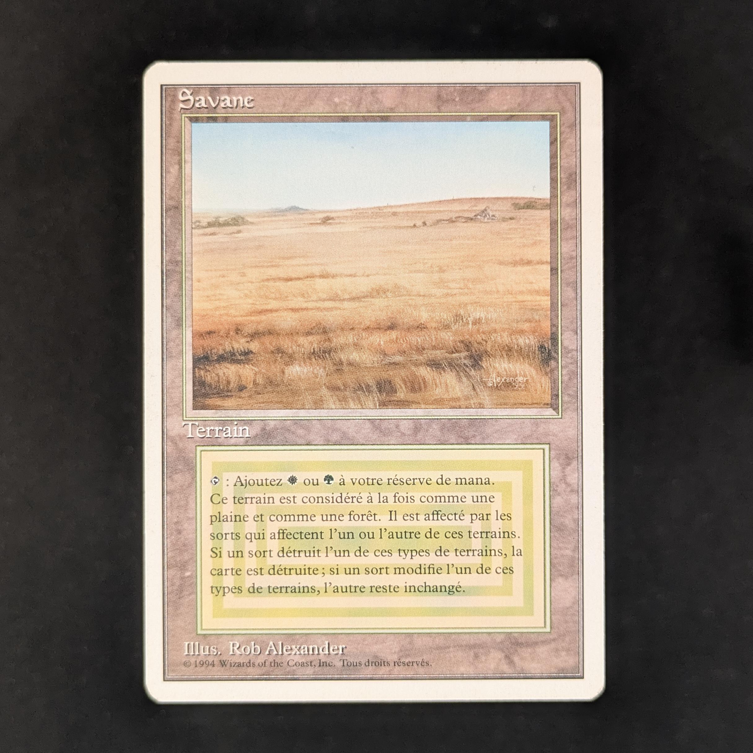 MTG Singles - Savannah - Foreign White Bordered - French - GD - 32284
