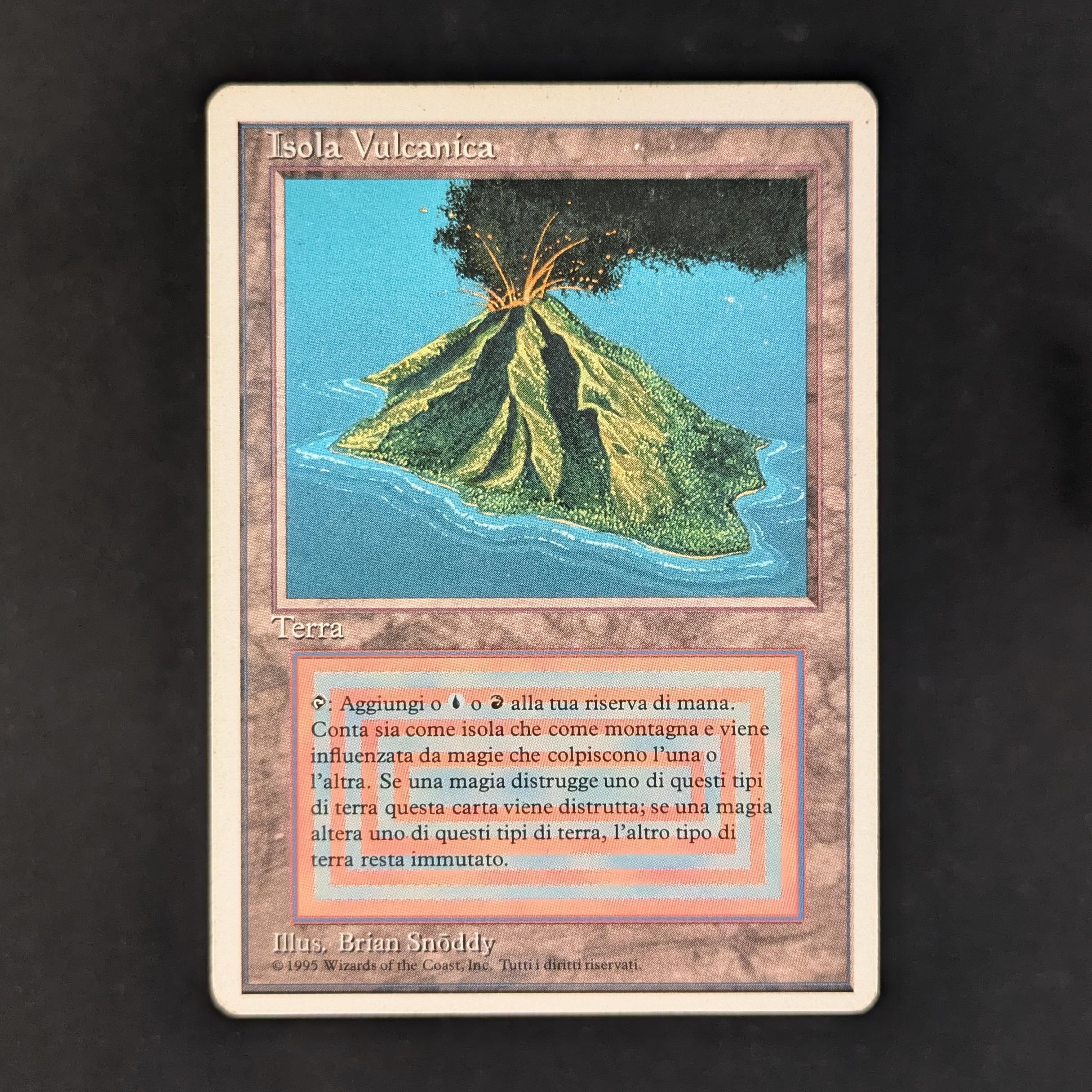 MTG Singles - Volcanic Island - Foreign White Bordered - Italian - GD - 32288