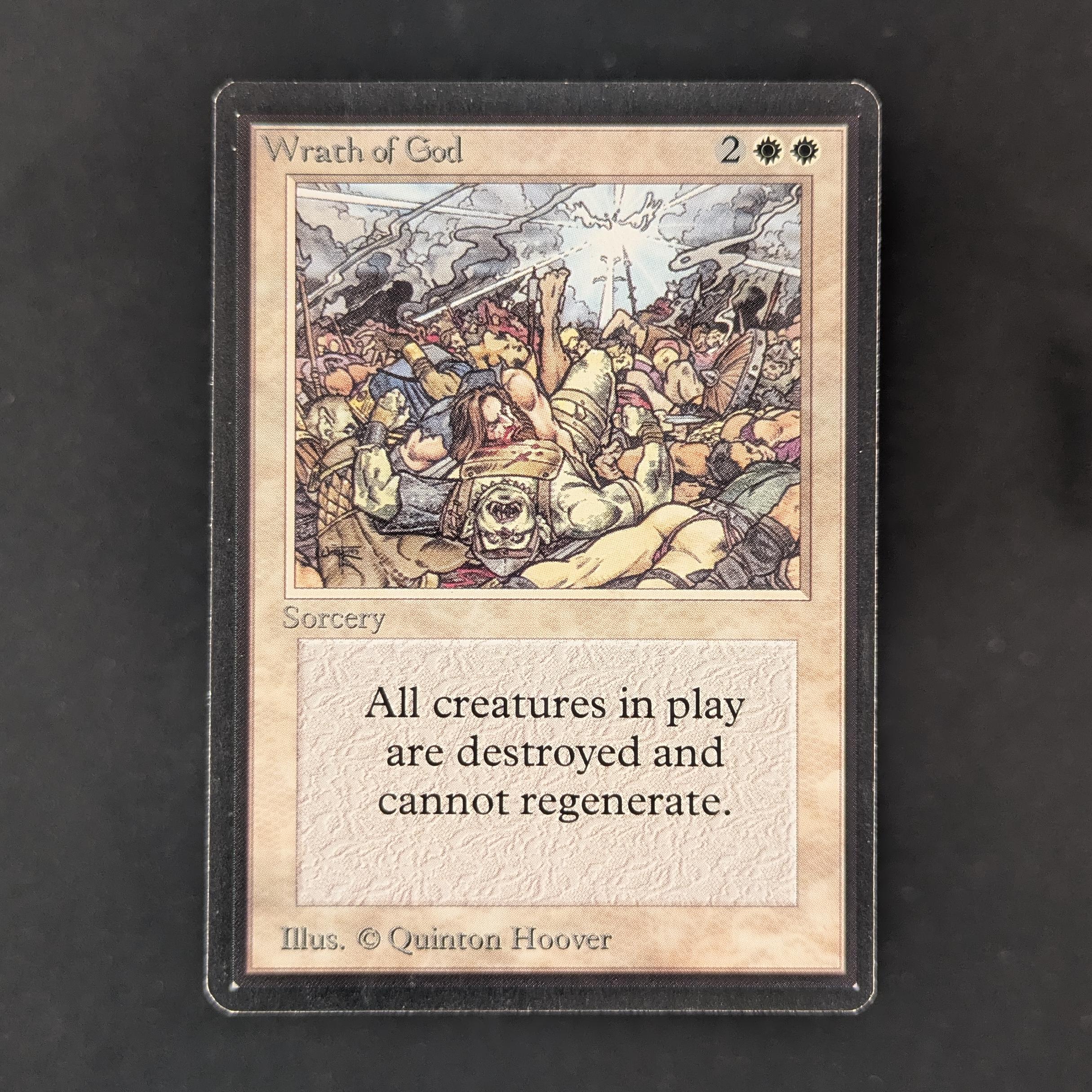 MTG Singles - Wrath of God - Beta - GD - BENT - 32347