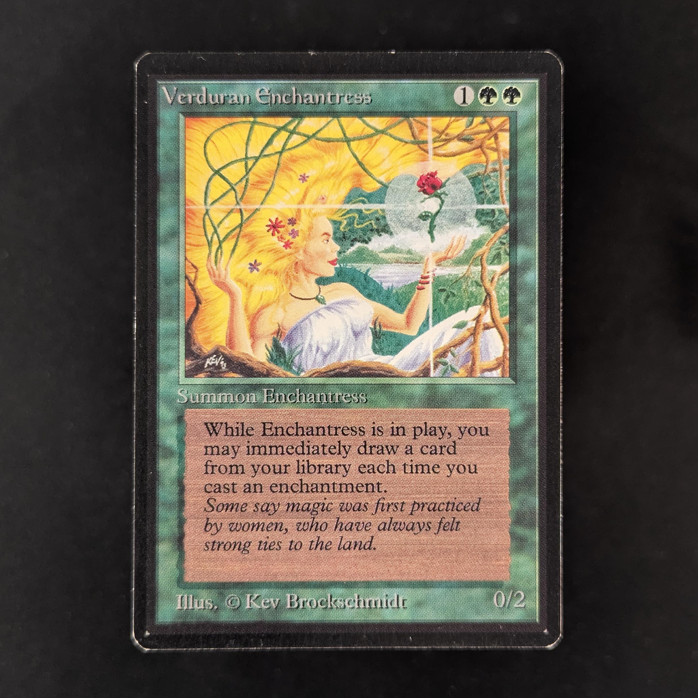 MTG Singles - Verduran Enchantress - Beta - EX - 32389