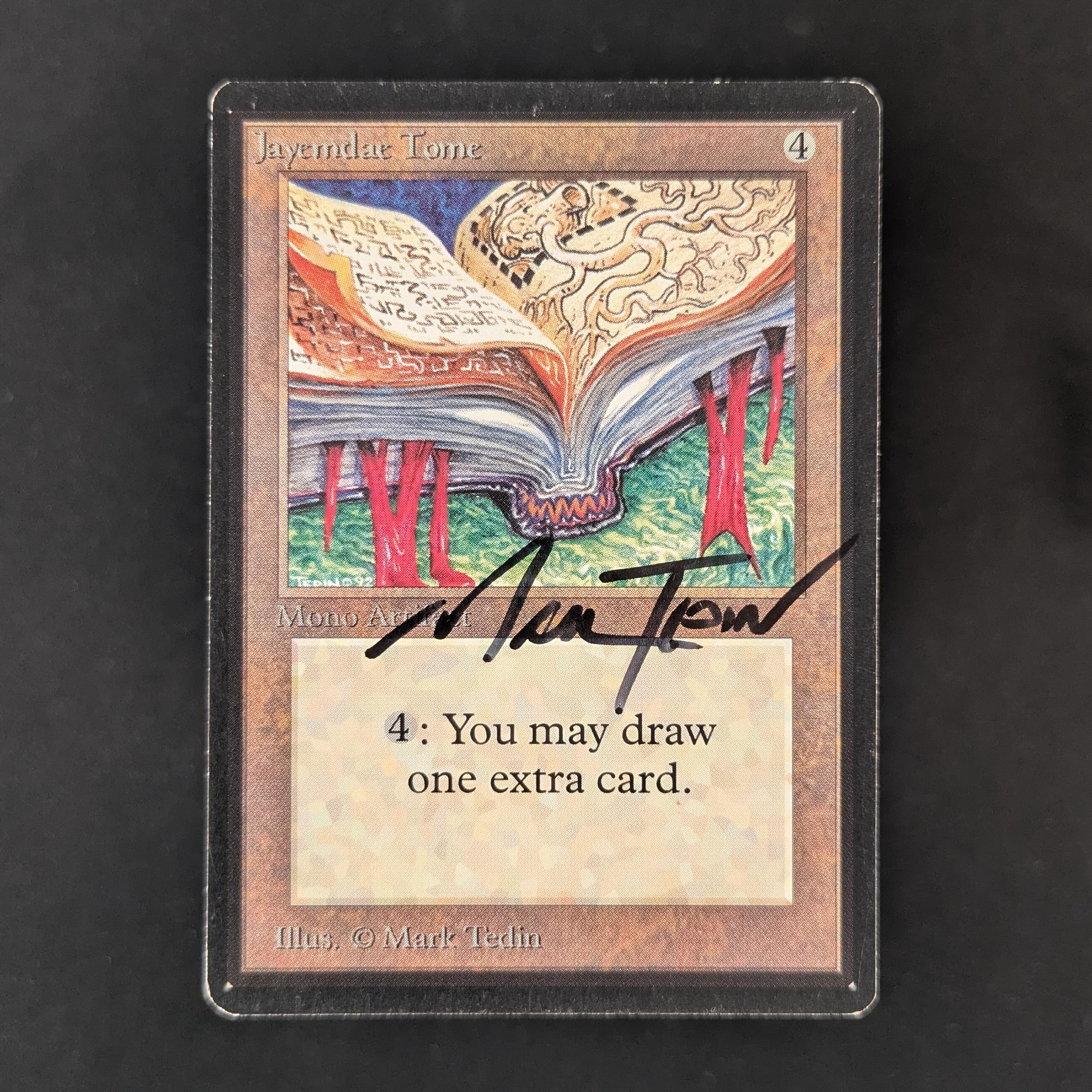 MTG Singles - Jayemdae Tome - Beta - EX - SIGNED - 32400
