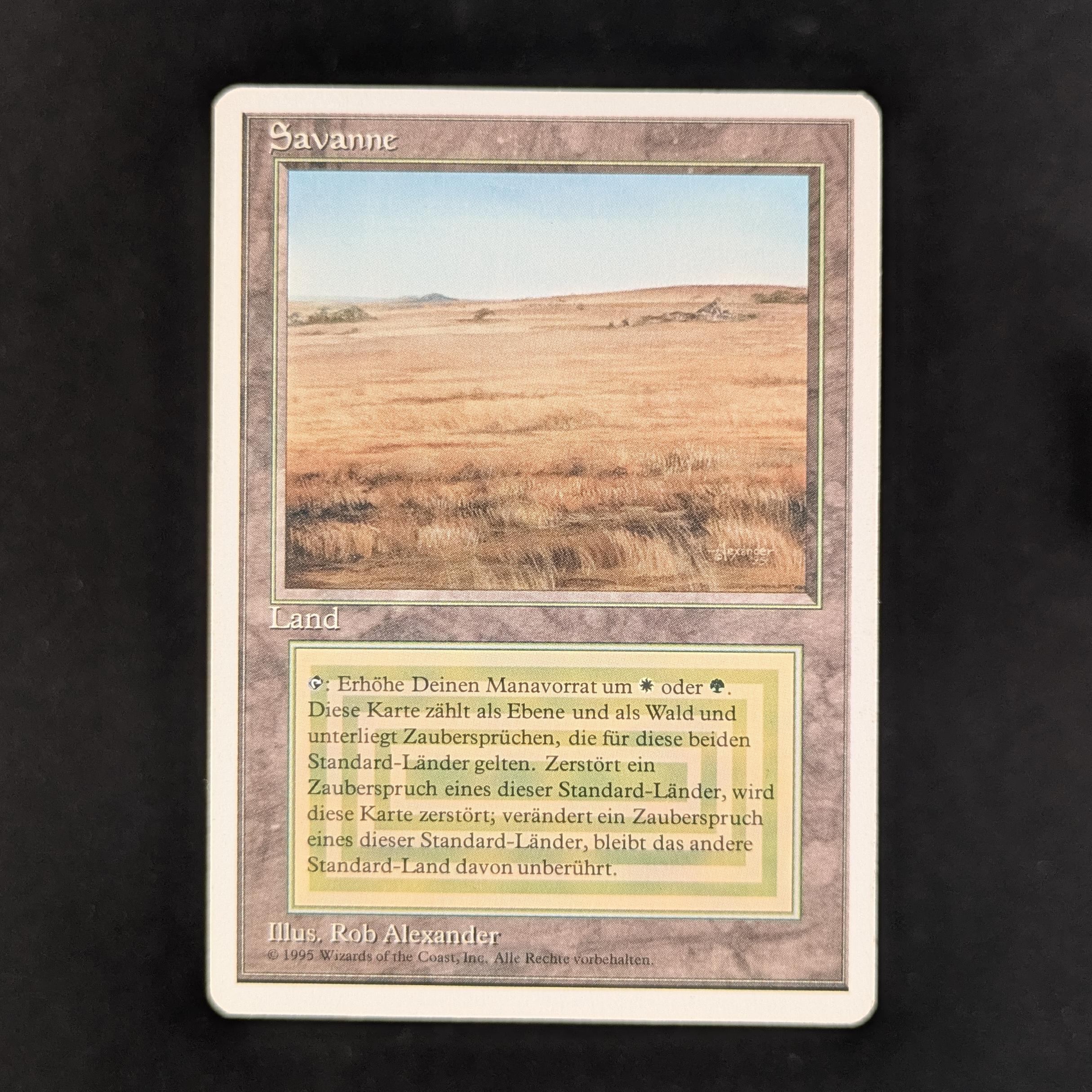 MTG Singles - Savannah - Foreign White Bordered - German - LP - 32522