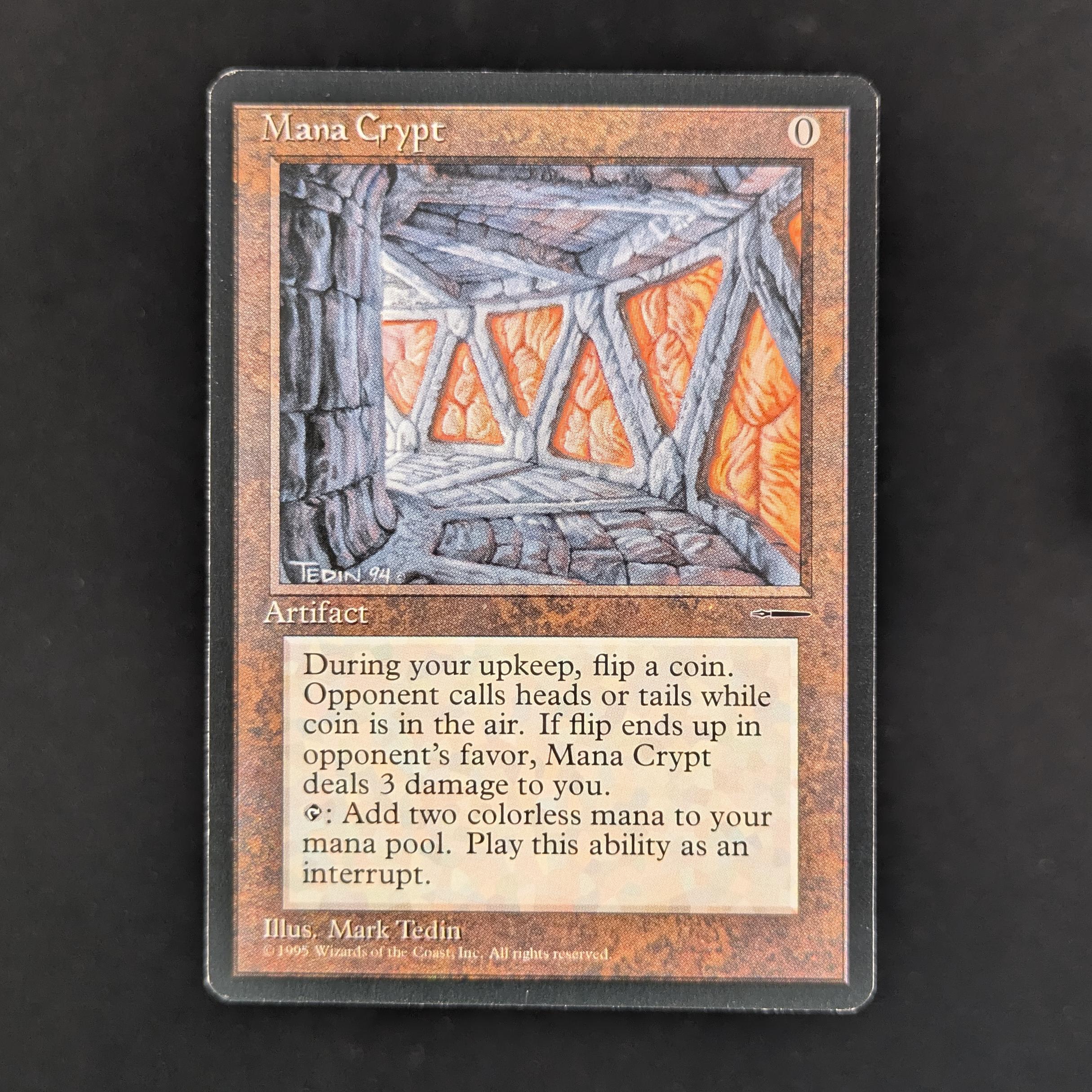 MTG Singles - Mana Crypt (Book Insert) - Harper Prism Promos - EX - 