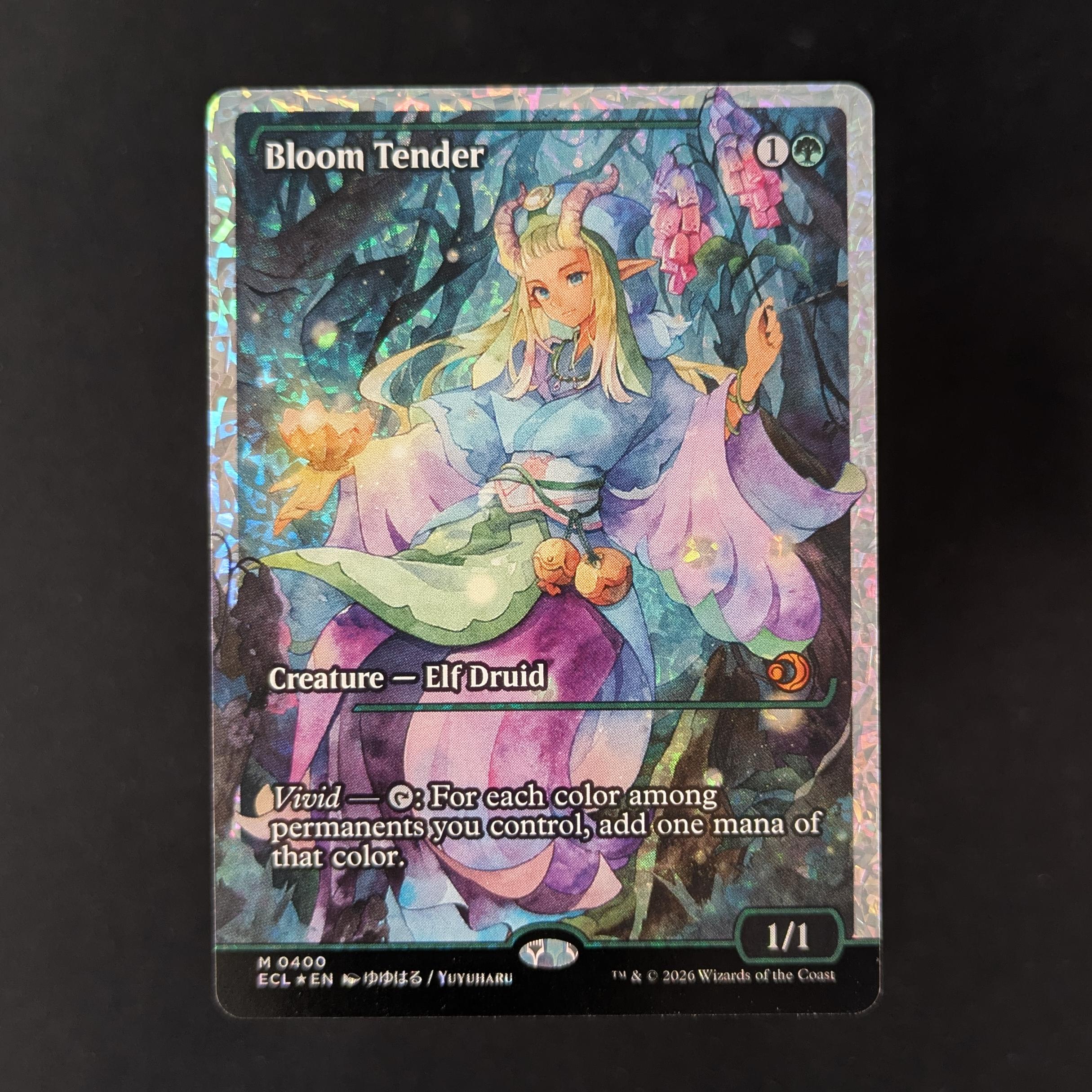 MTG Singles - [FOIL] Bloom Tender (Fractured Foil) - Lorwyn Eclipsed: Extras - NM - 
