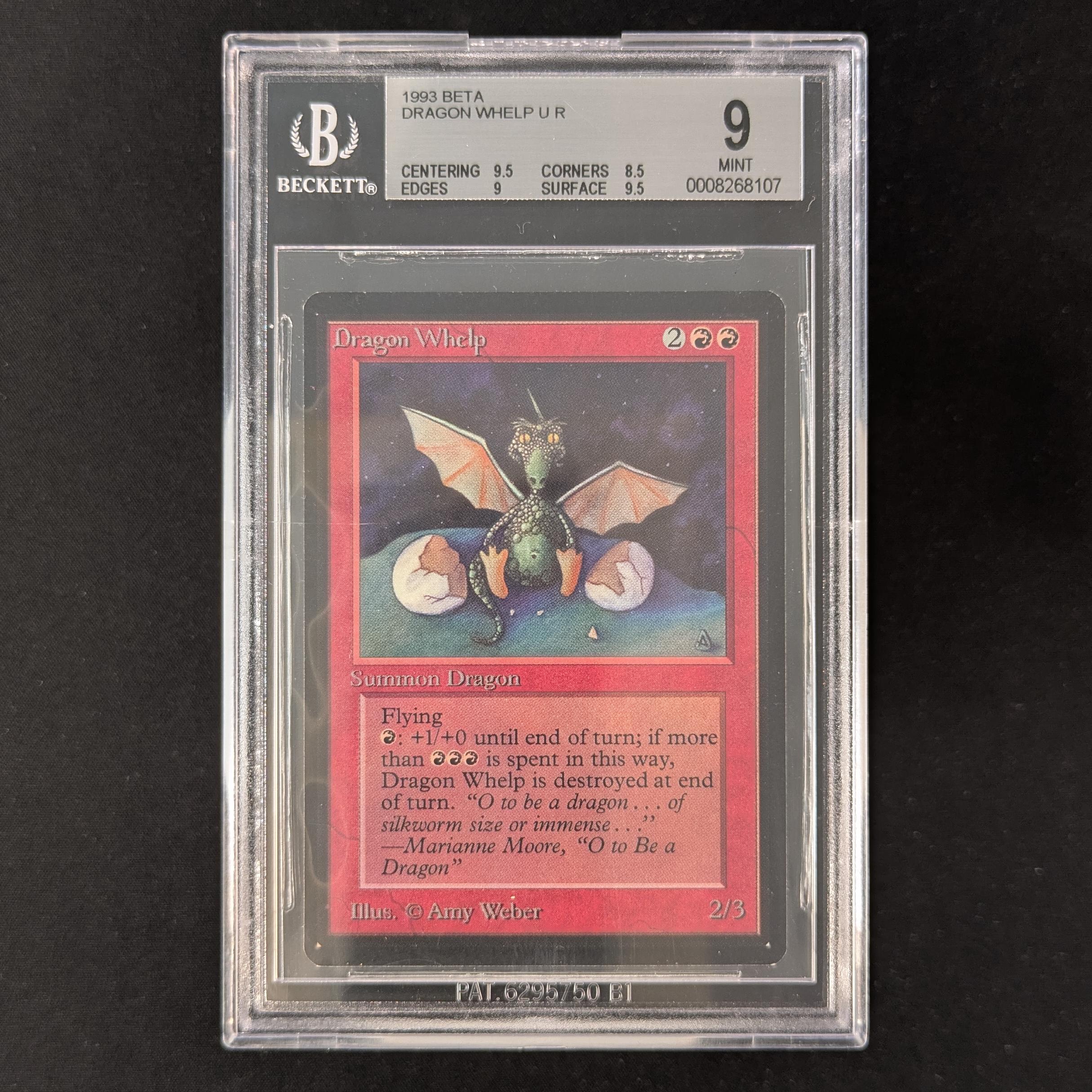 MTG Singles - Dragon Whelp - Beta - BGS 9 - 