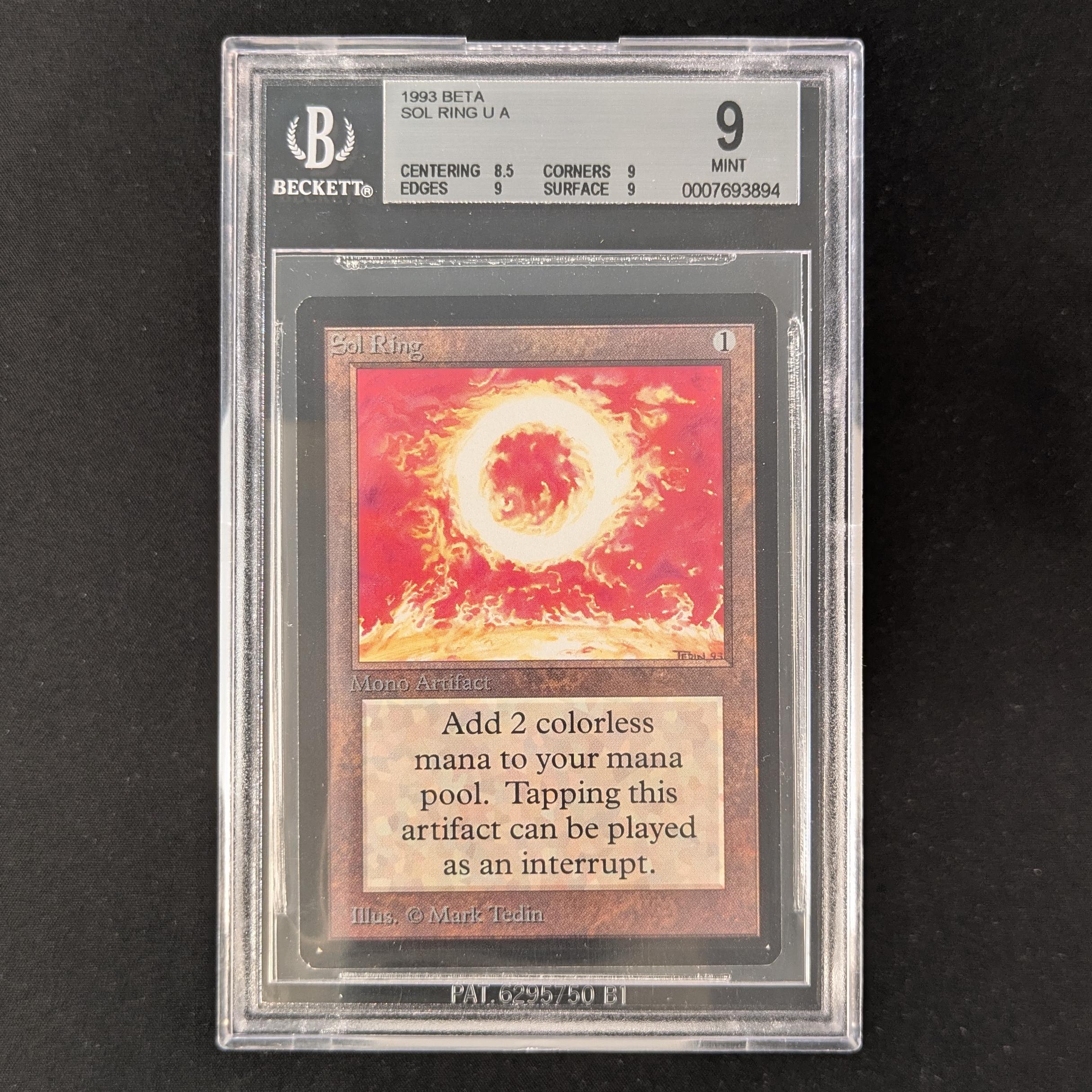 Sol Ring - Beta - English - BGS 9