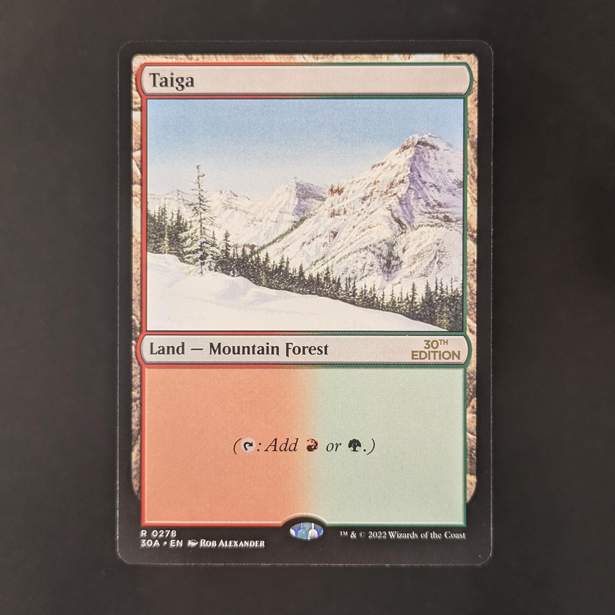 MTG Singles - Taiga (Modern Frame) - 30th Anniversary Edition - NM - 32675
