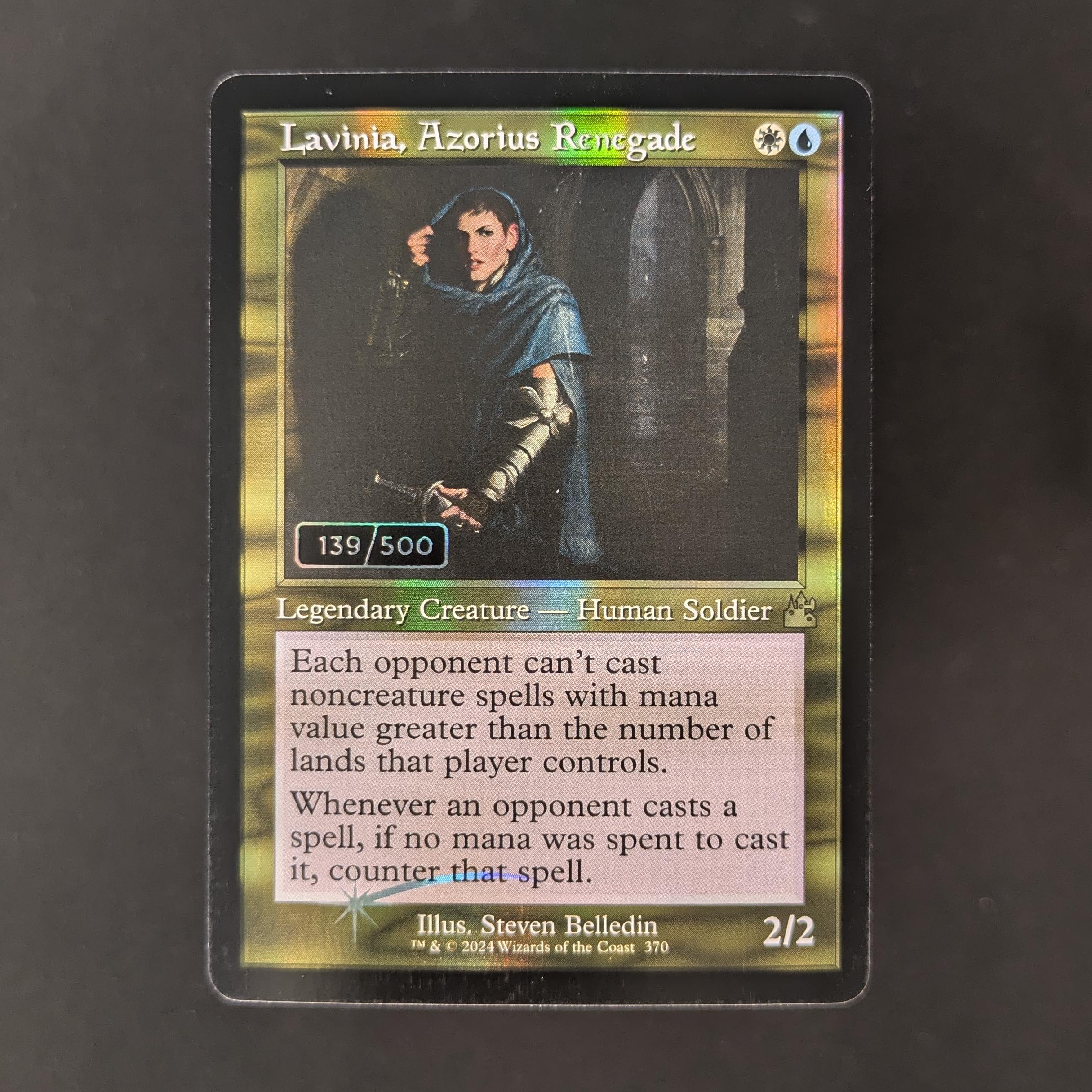 MTG Singles - [FOIL] Lavina, Azorius Renegade (Serialized) - Ravnica Remastered: Extras - NM - 139/500 - 