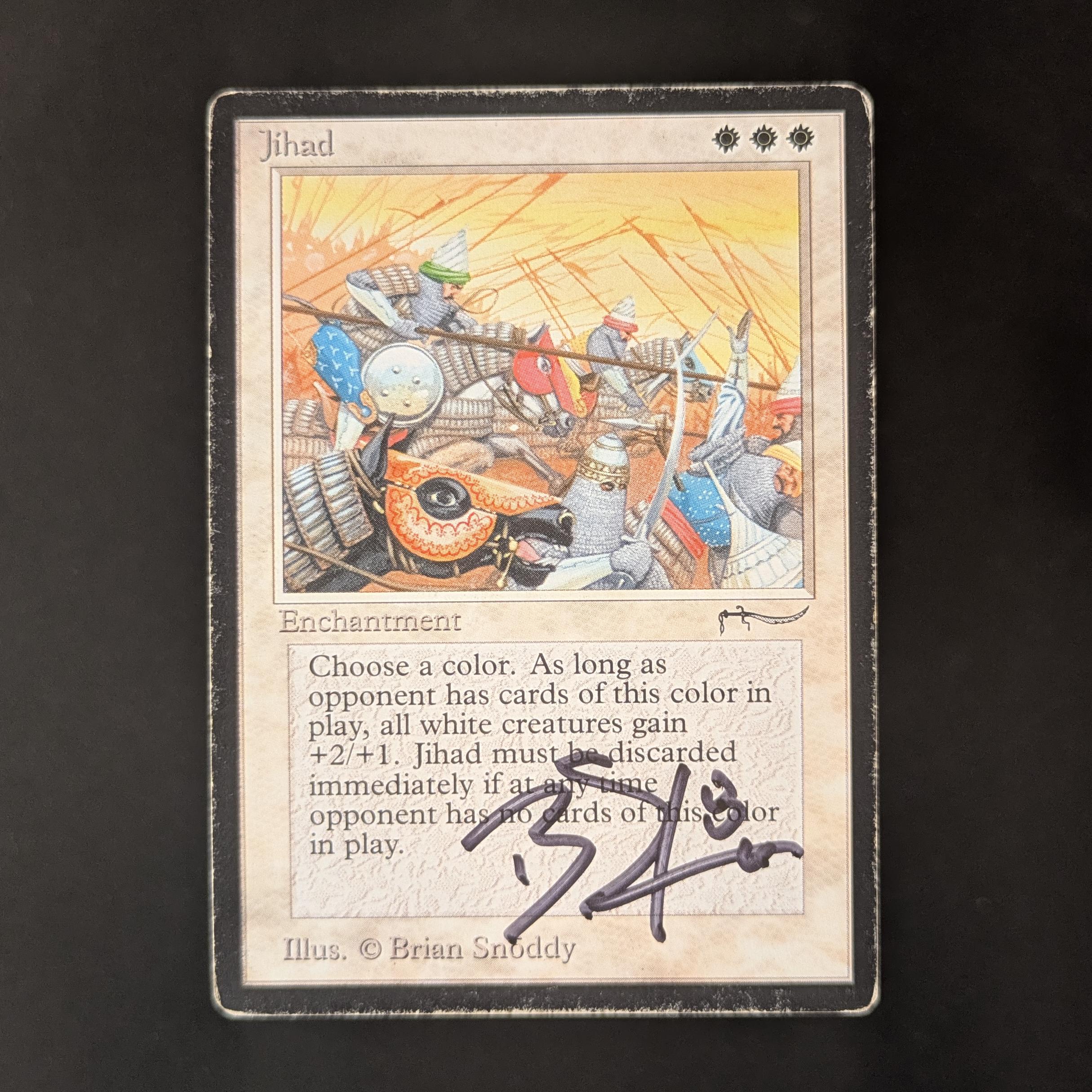 MTG Singles - Jihad - Arabian Nights - PL - SIGNED - 32765