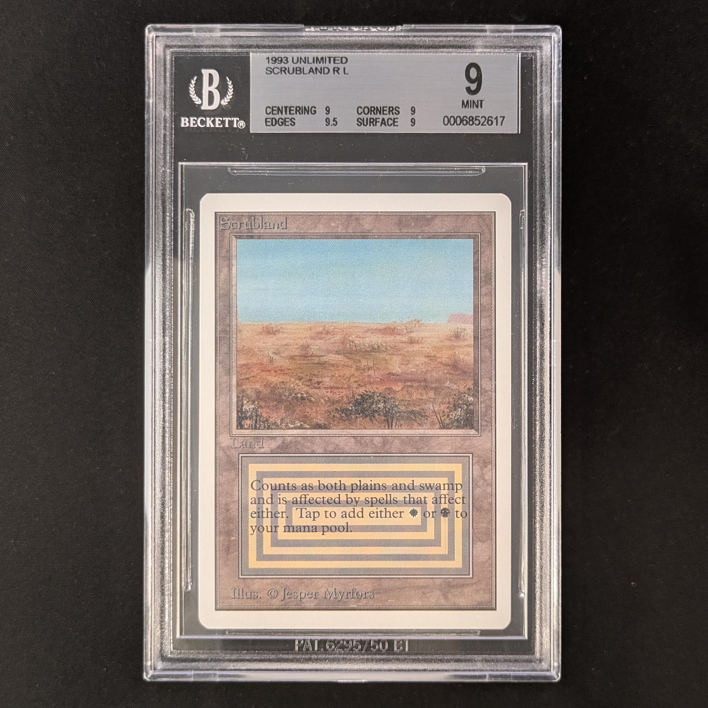 MTG Singles - Scrubland - Unlimited - BGS 9 - 32798