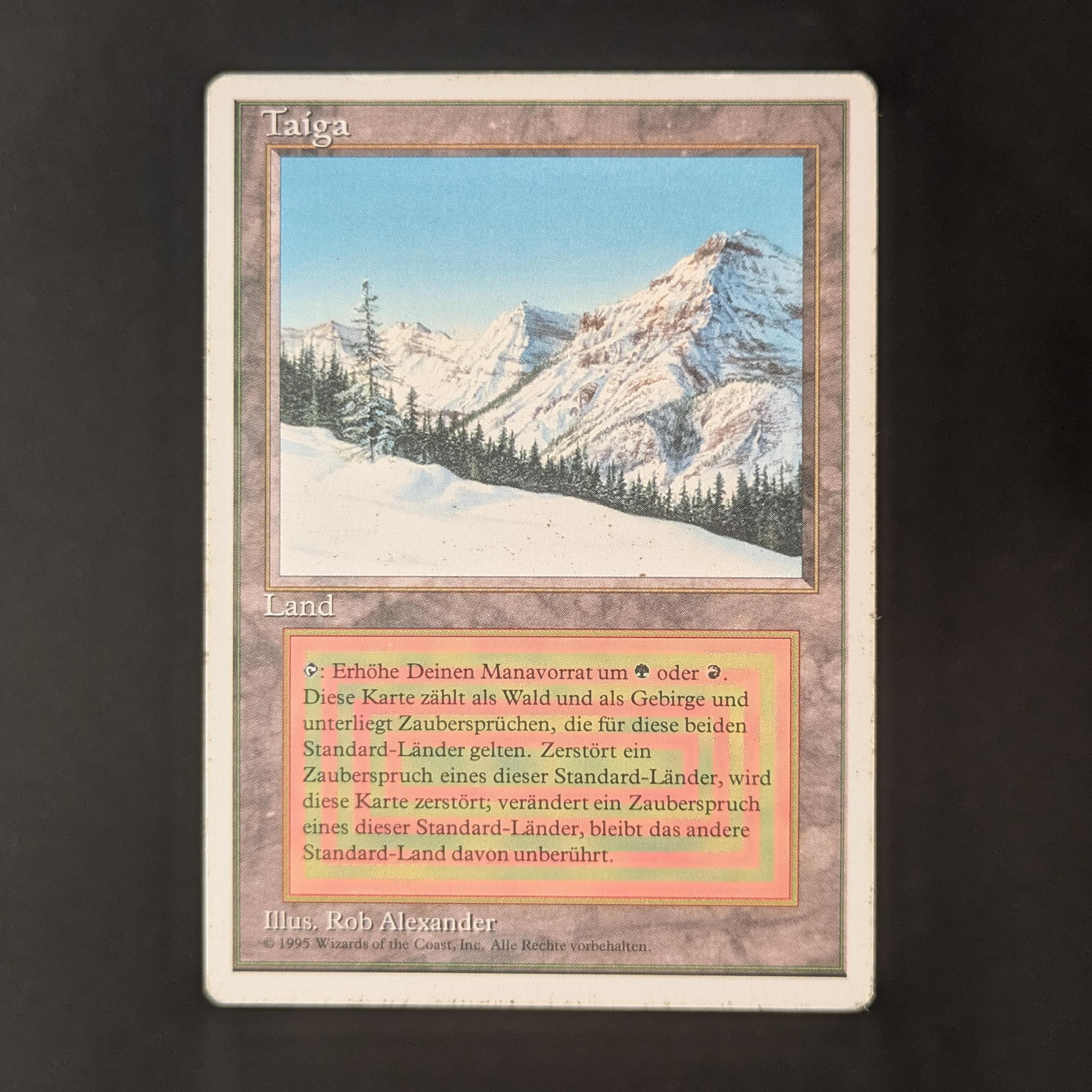 MTG Singles - Taiga - Foreign White Bordered - German - PL - 32831