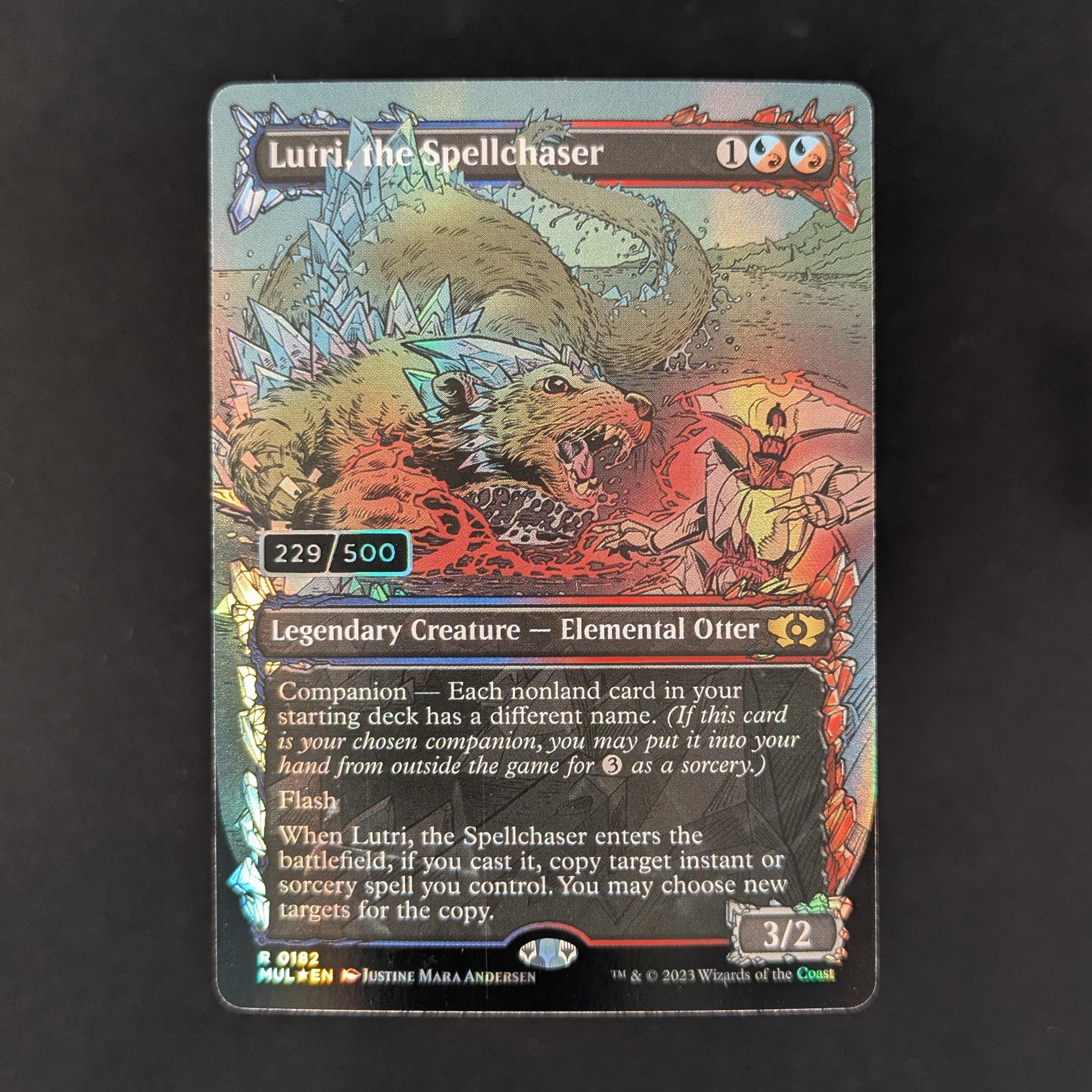 [FOIL] Lutri, the Spellchaser (Serialized) - Multiverse Legends - NM - 229/500