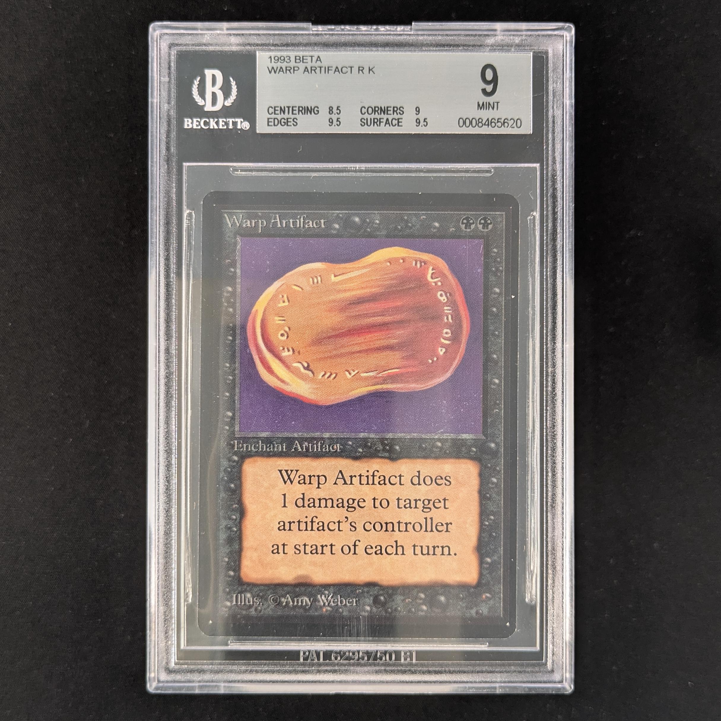 MTG Singles - Warp Artifact - Beta - BGS 9 - 