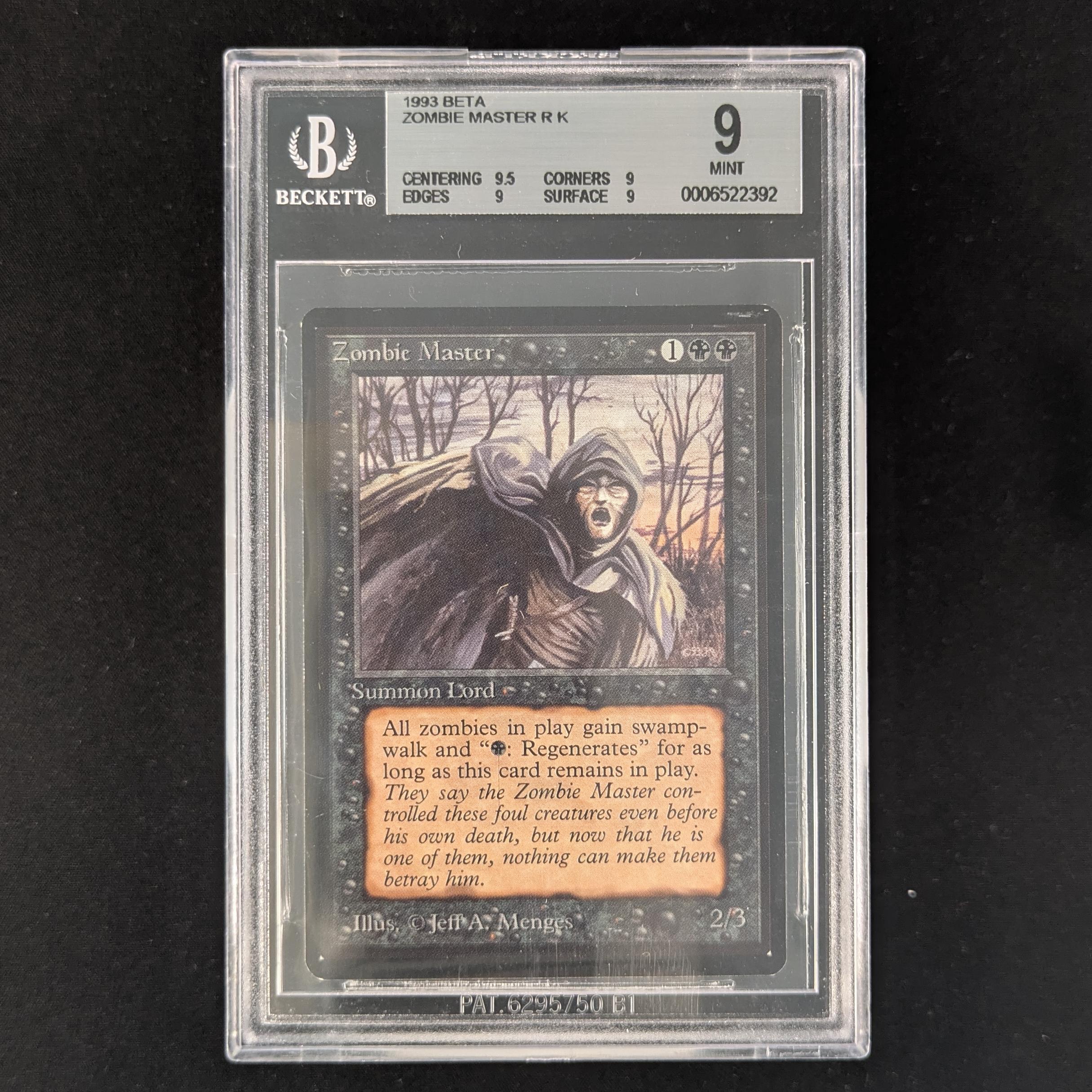 MTG Singles - Zombie Master - Beta - BGS 9 - 
