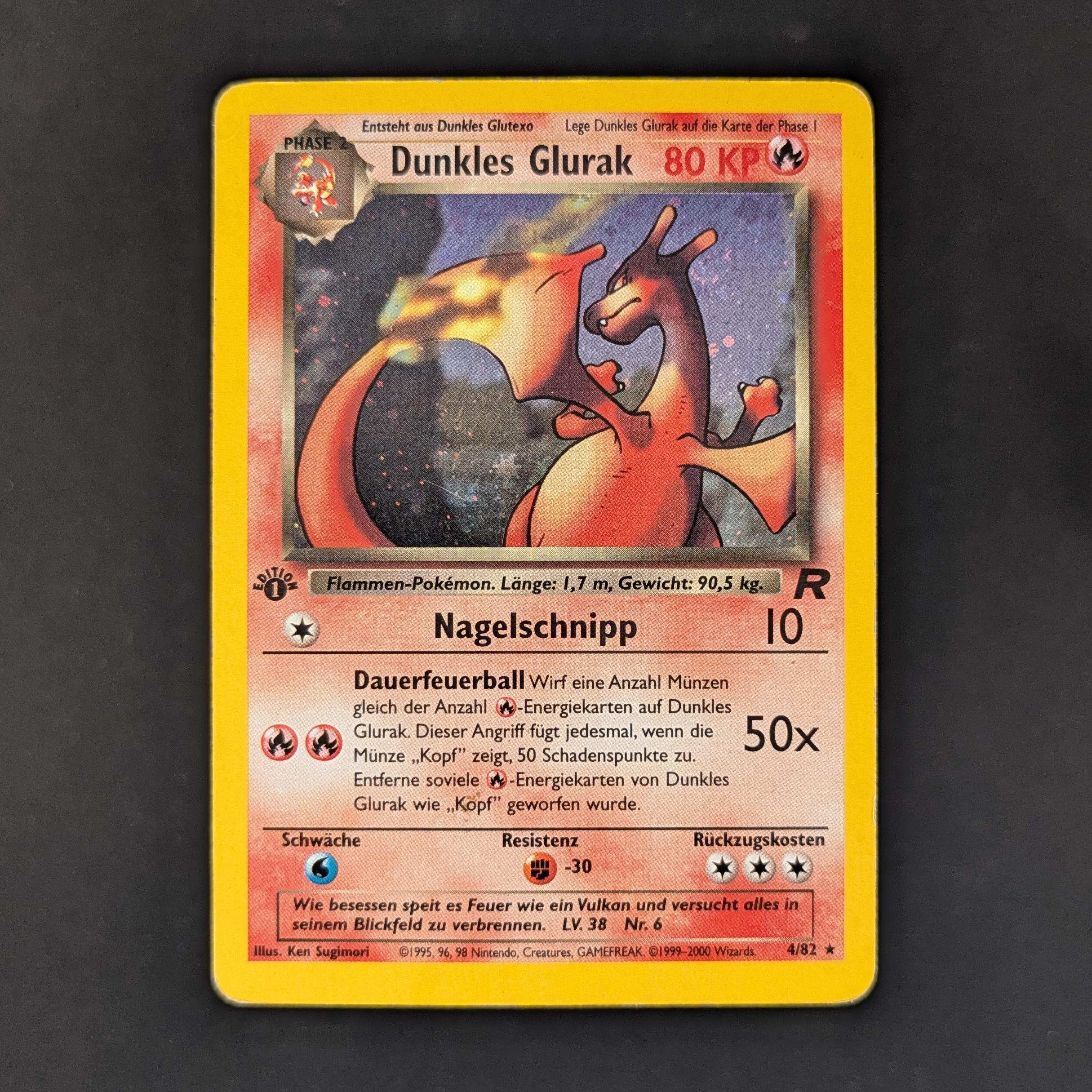 PTCG Singles - Dark Charizard (TR 4) - Team Rocket - LP - 