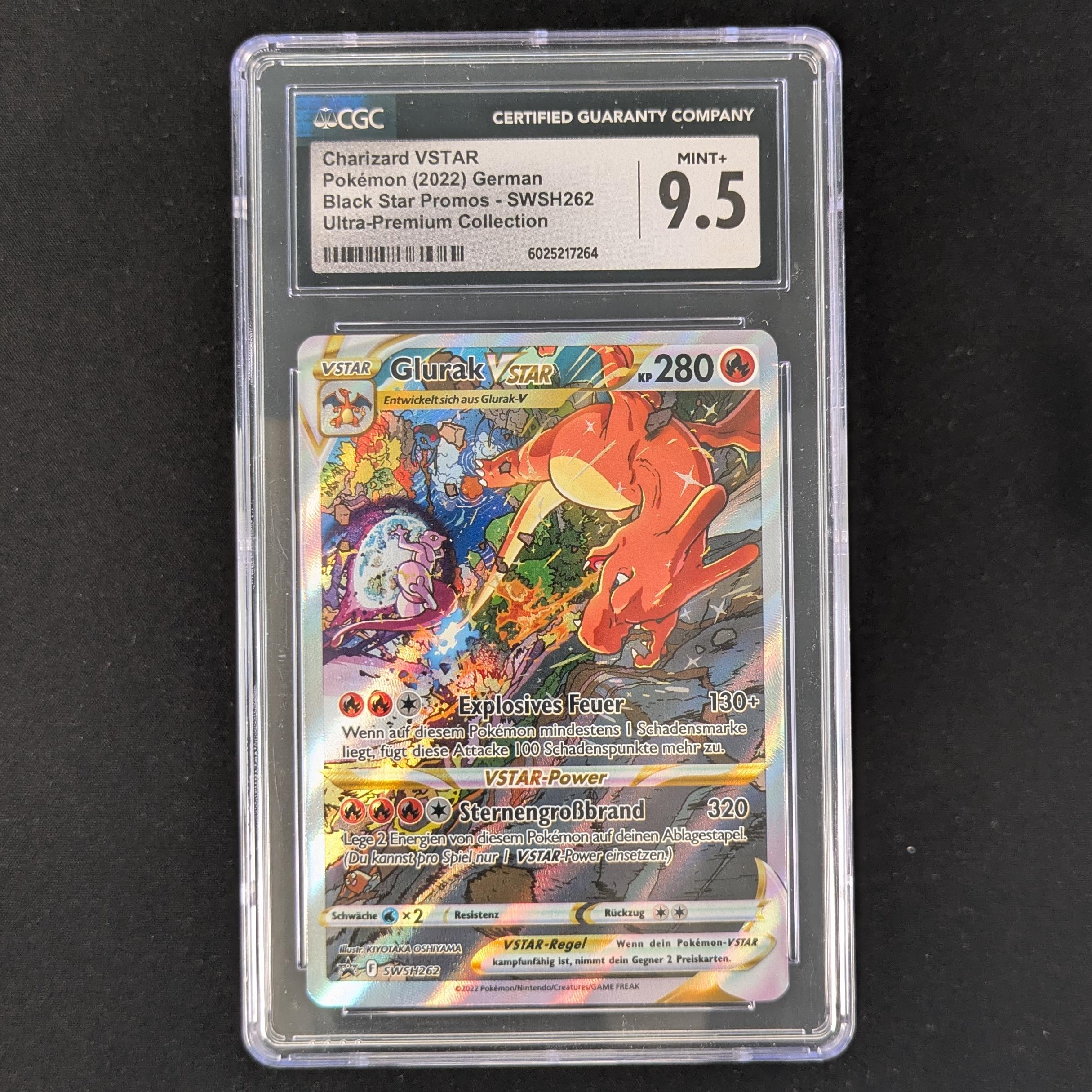 PTCG Singles - Charizard VSTAR (SWSH 262) - SWSH Black Star Promos - CGC 9.5 - 