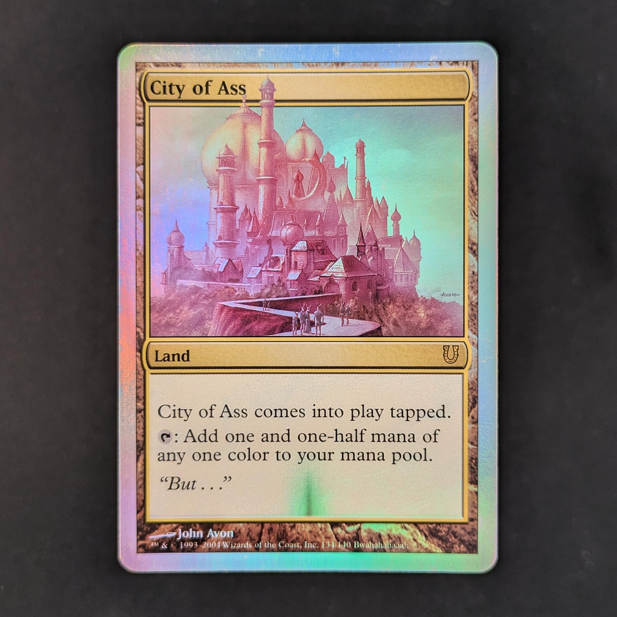 MTG Singles - [FOIL] City of Ass - Unhinged - NM - 