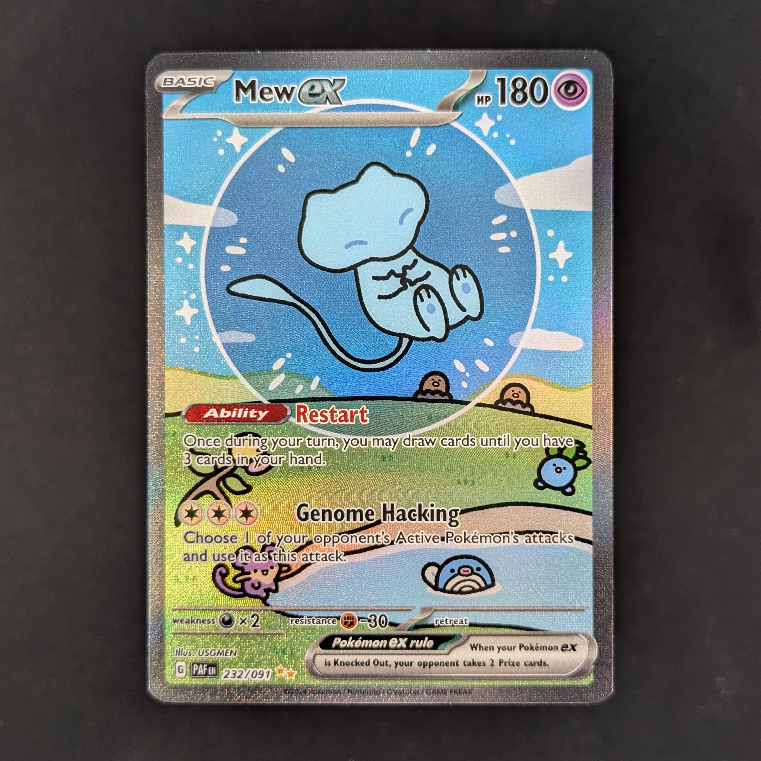PTCG Singles - Mew ex (PAF 232) - Paldean-Fates - NM - 