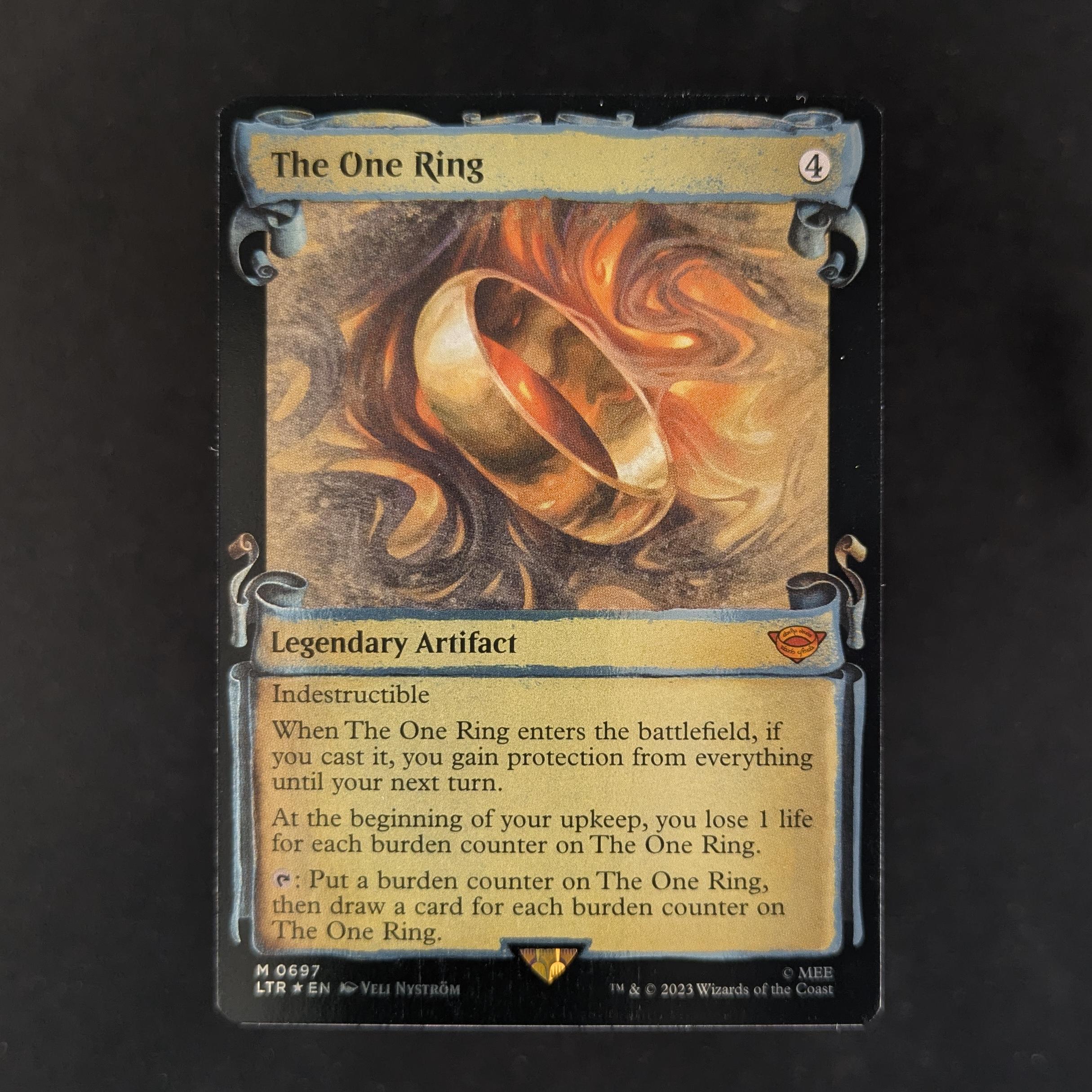 MTG Singles - [FOIL] The One Ring - The Lord of the Rings: Tales of Middle-earth Holiday Release - NM - 