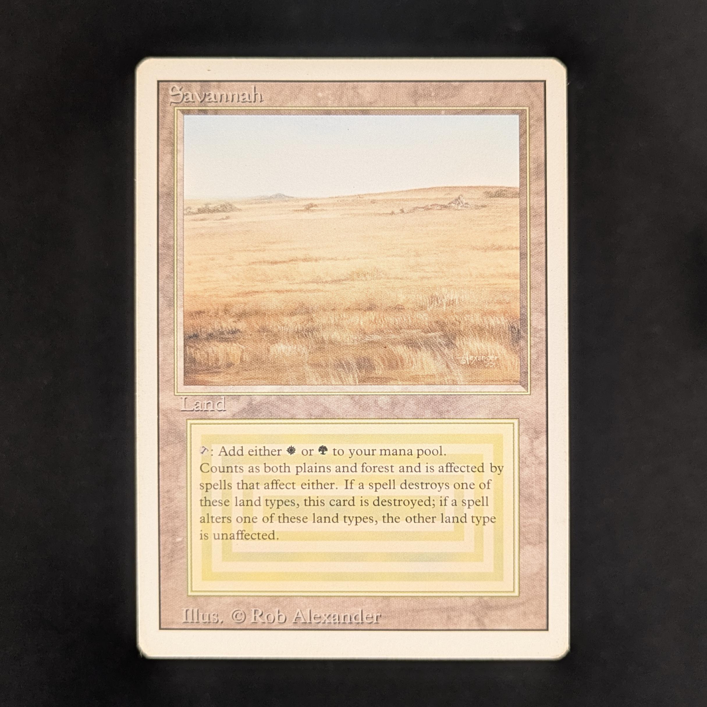 MTG Singles - Savannah - Revised - PO - WATER DAMAGE - 33235