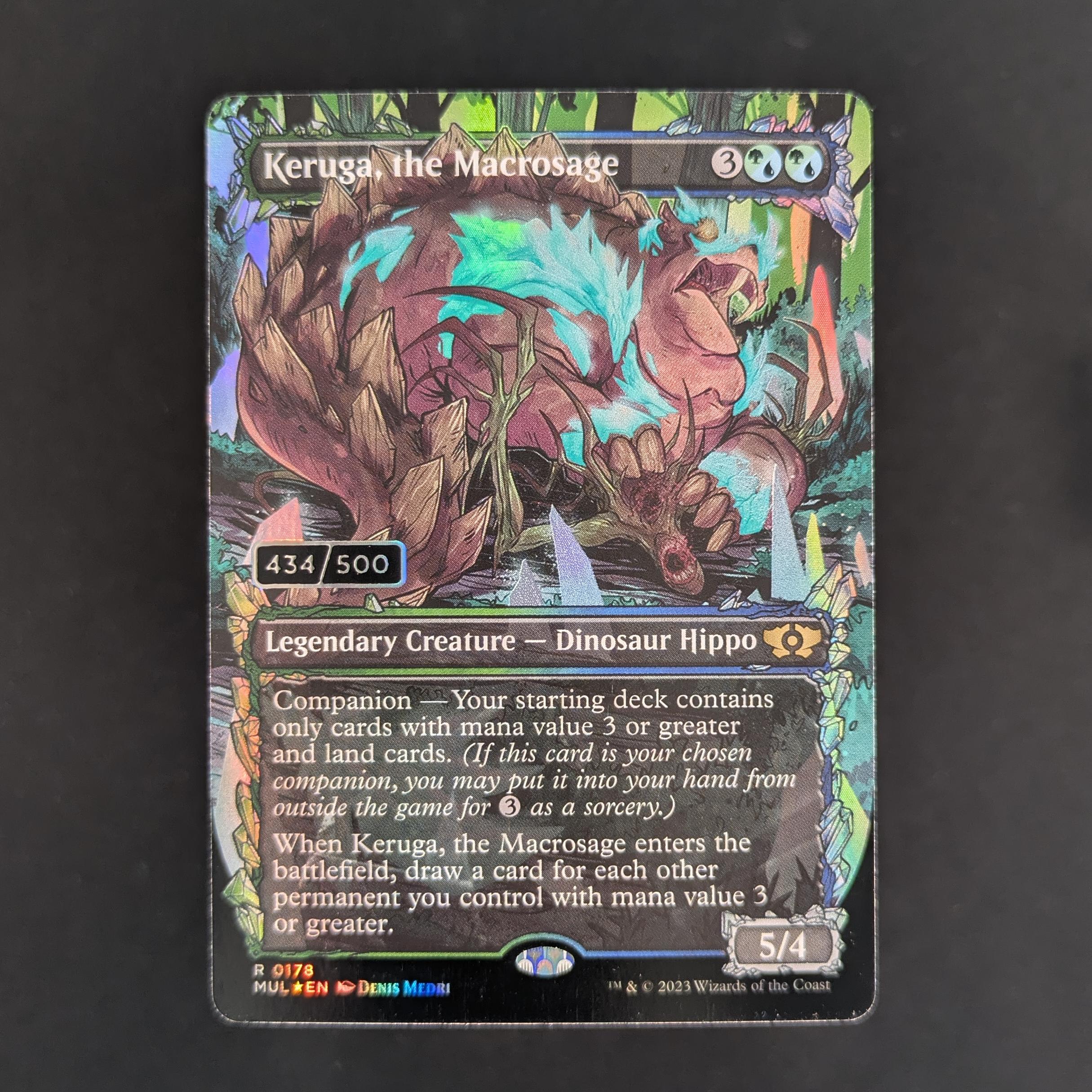 [FOIL] Keruga, the Macrosage (Serialized) - Multiverse Legends - NM - 434/500